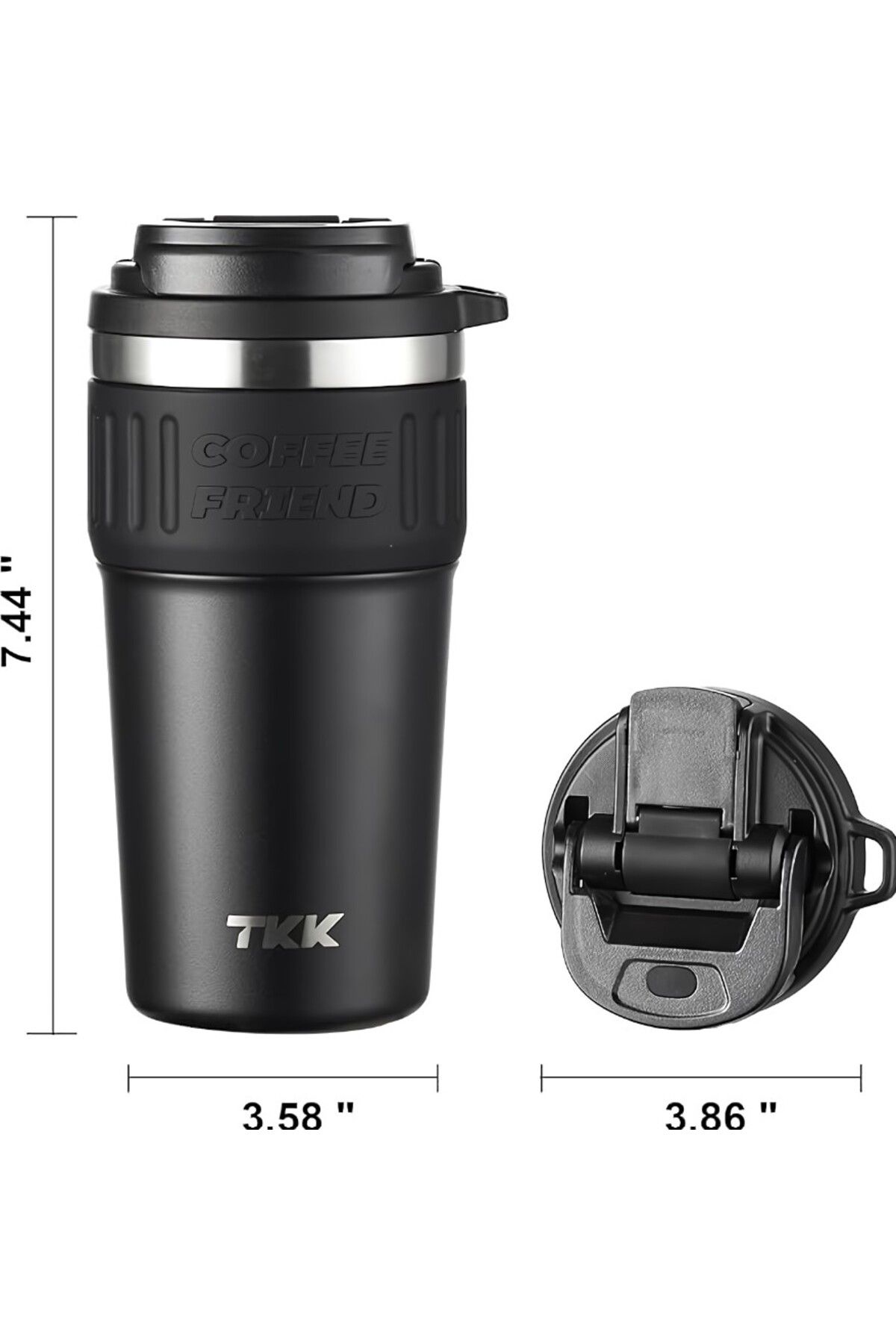 فلاسک قرمز ظرف سرامیکی. نوشابه آب آشامیدنی دونفوره دونفره THERMOS TERMOS T2023 TKK