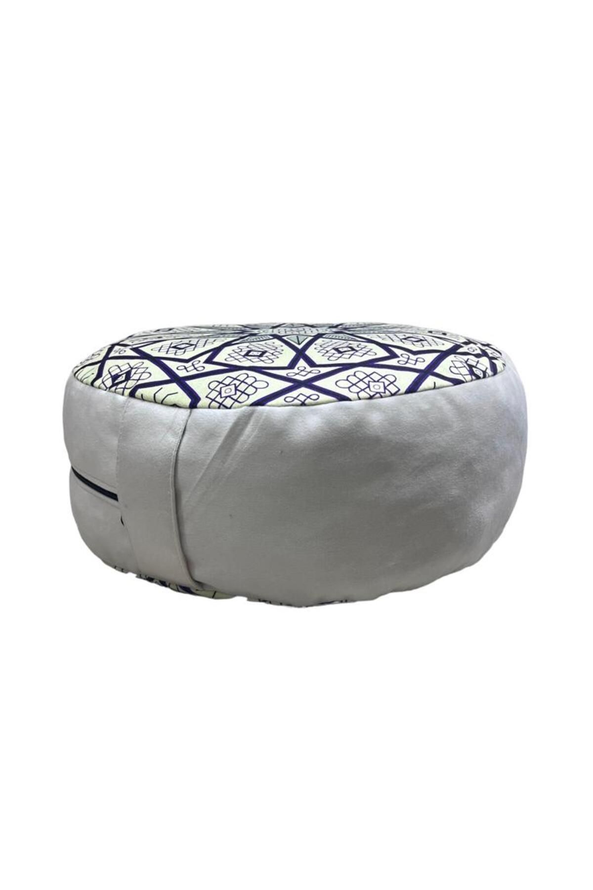 مت یوگا بنفش کوسن مدیتیشن Zafu Buckheat Fill 100 ٪ پنبه REMEGE