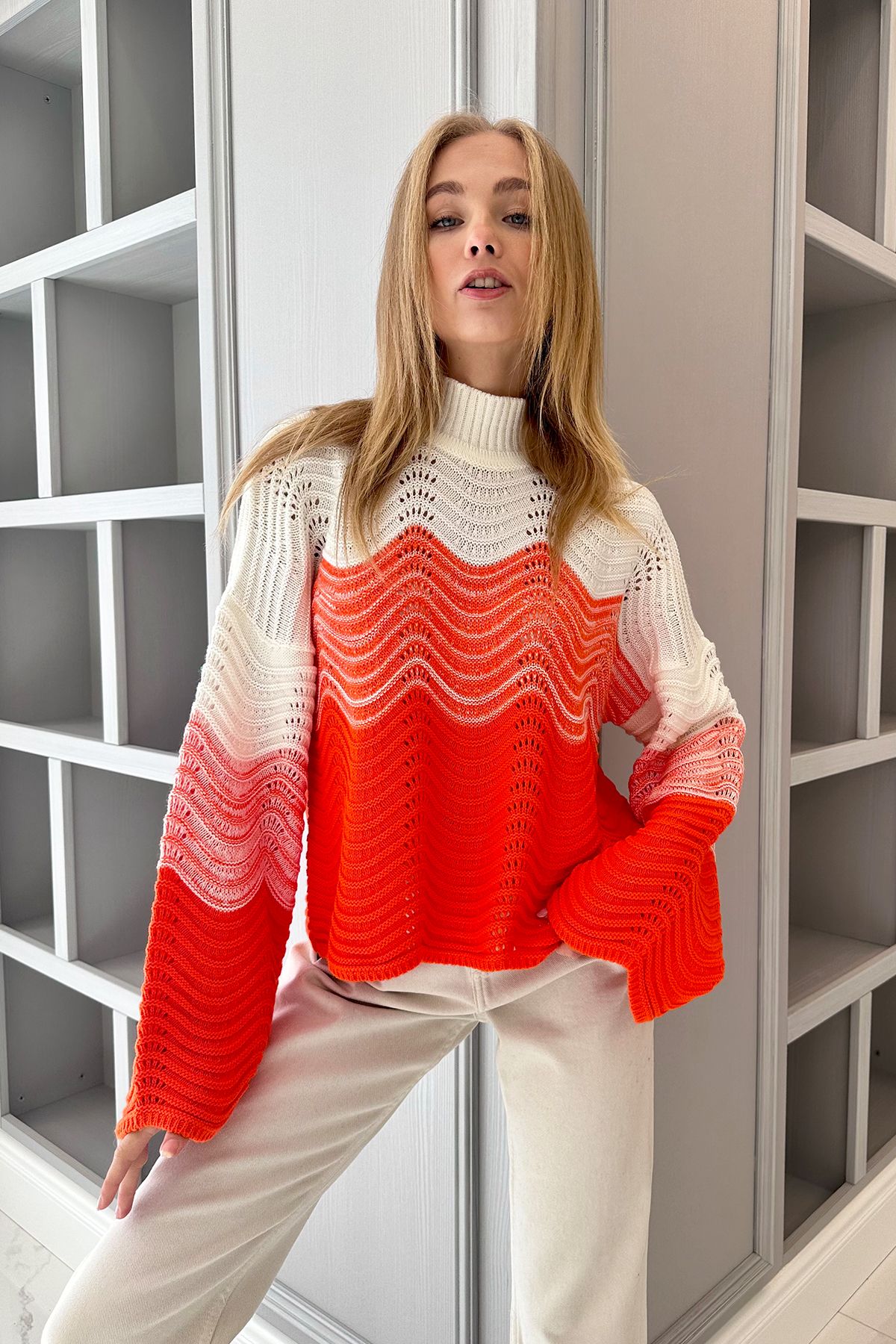 Alc striped turtleneck discount