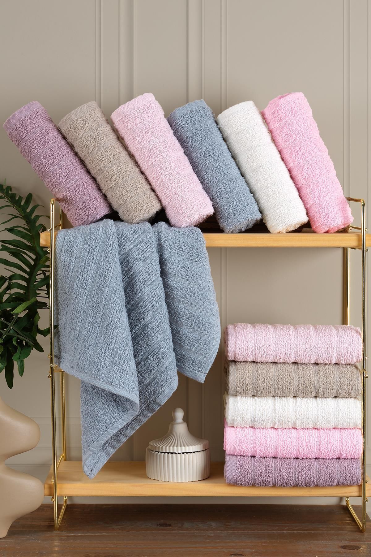 Zeynep Tekstil-Path | Set of 12 30x50 Cm Hand and Face Towels | Kitchen Towel 3
