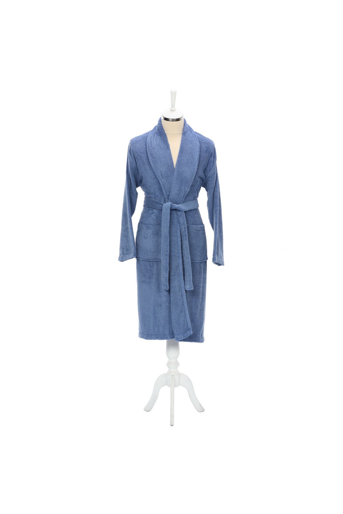 حوله تنپوش (روبدوشامبر) آبی مردانه و زنانه قلاده شال رنگارنگ BATHROBE SKY XL SIZE Özdilek