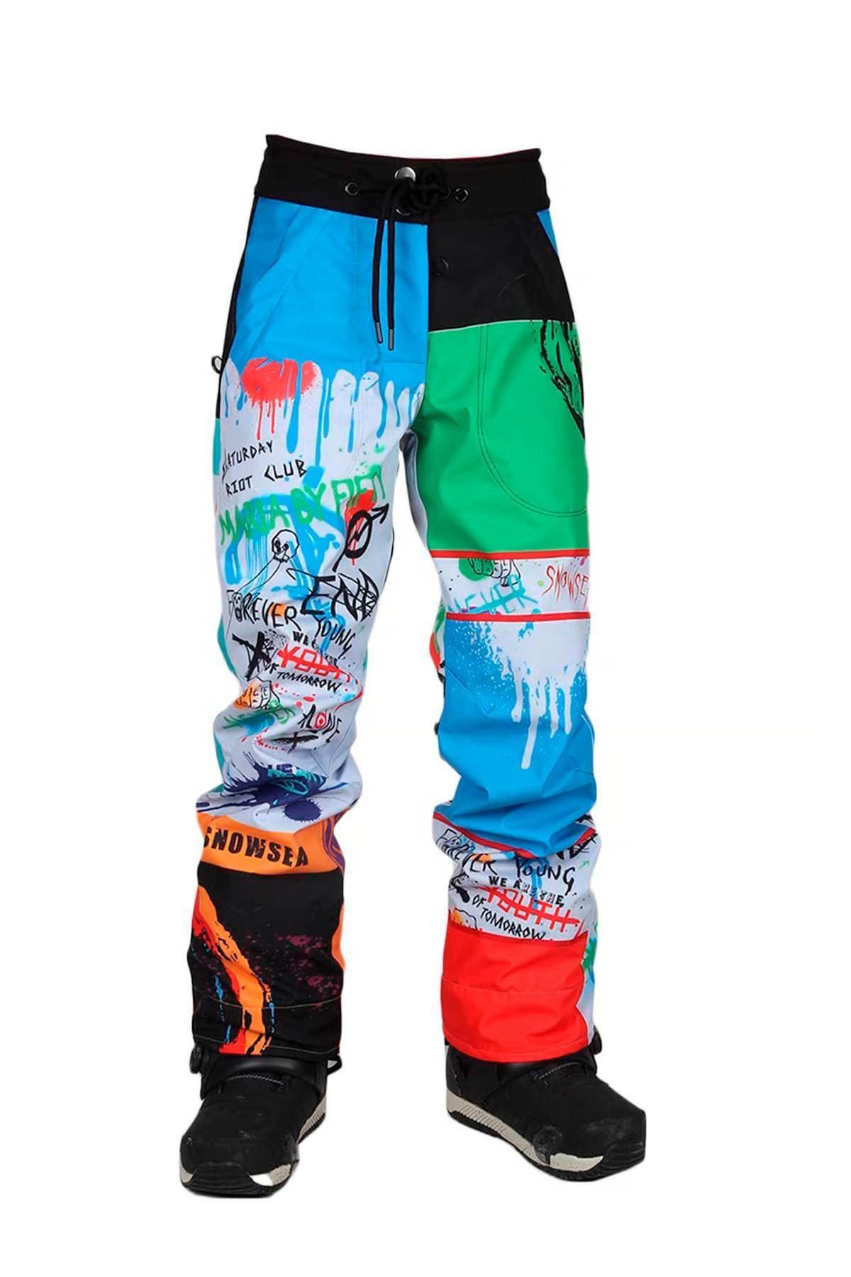 SNOWSEA SS9001 Chaos In My Head Kadın Snowboard ve Kayak Pantolonu