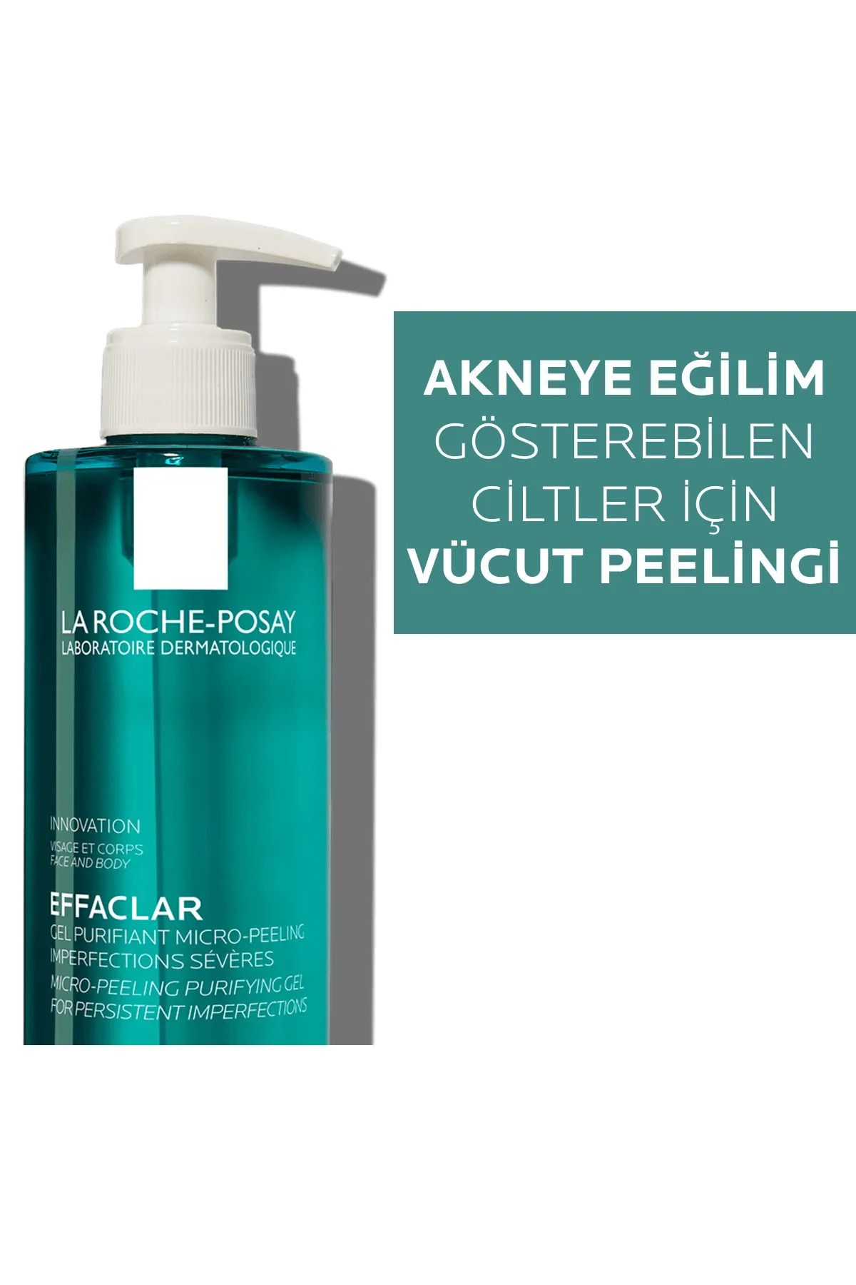 La Roche Posay ژل میکرو پیلینگ و شستشوی جلوگیری از جوش و لکه های سیاه 400 میلی لیتر