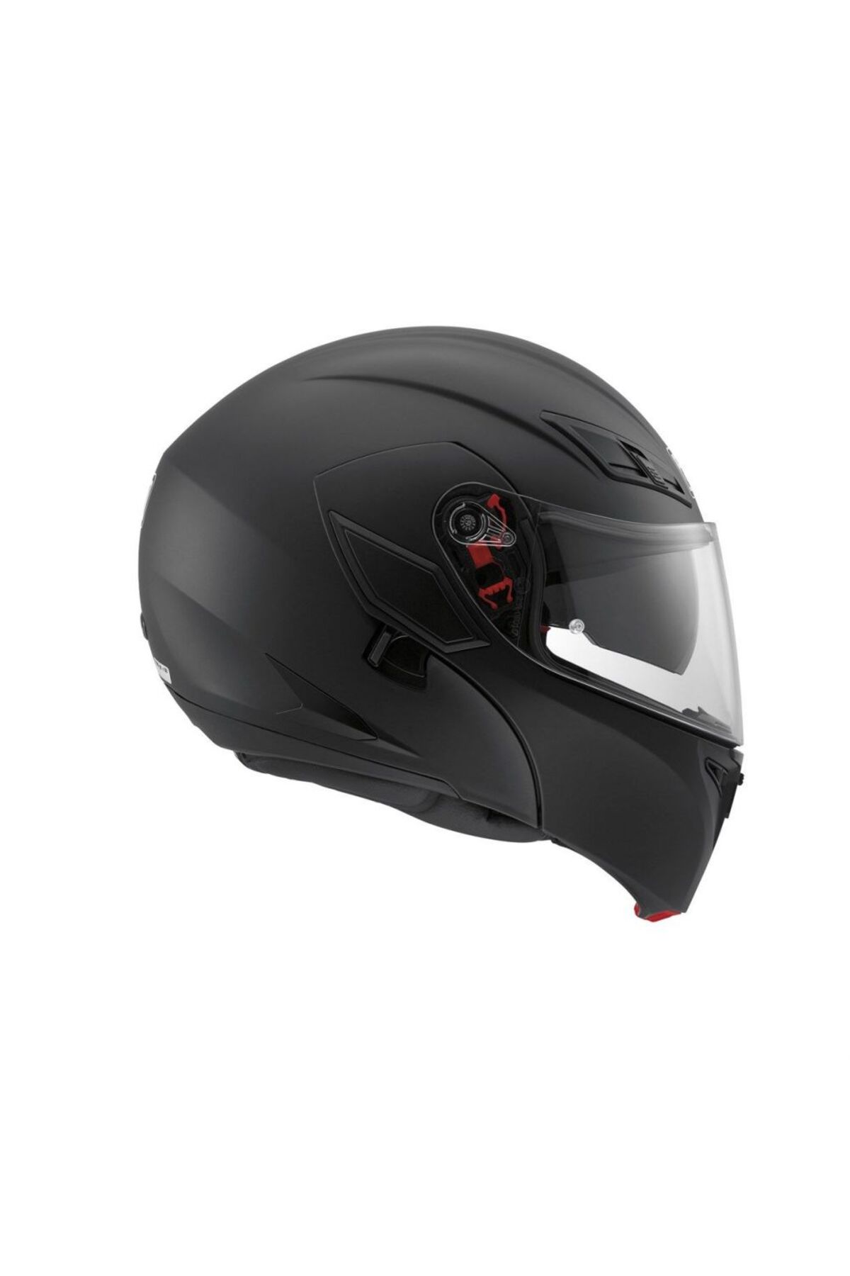 AGV Compact St Solid Plk Matt Black Çene Açilir Kask Pinlock Dahil