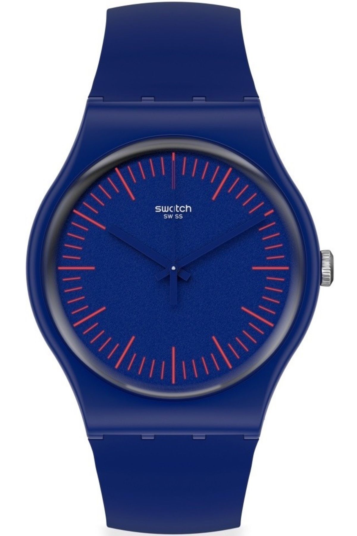 Navy blue hotsell swatch watch