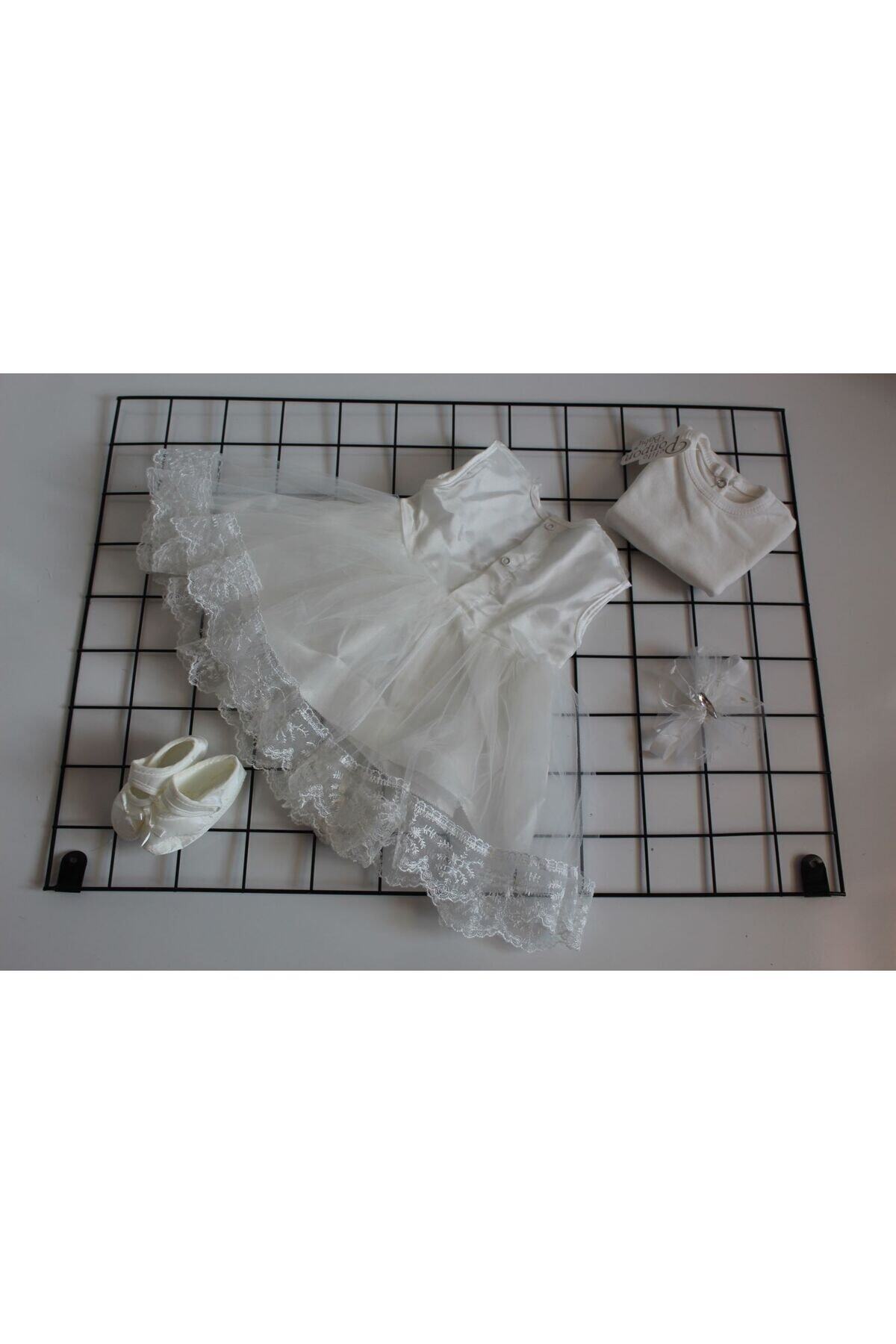 Petite Ponpon Baby Ponpon Baby O-6 Ay Kız Bebek 4lü Mevlüt Takım Elbise Set Özel Gün Kıyafeti Mevlüt Kıyafeti(KUTUSUZ) fotoğrafı 2 (önizleme)