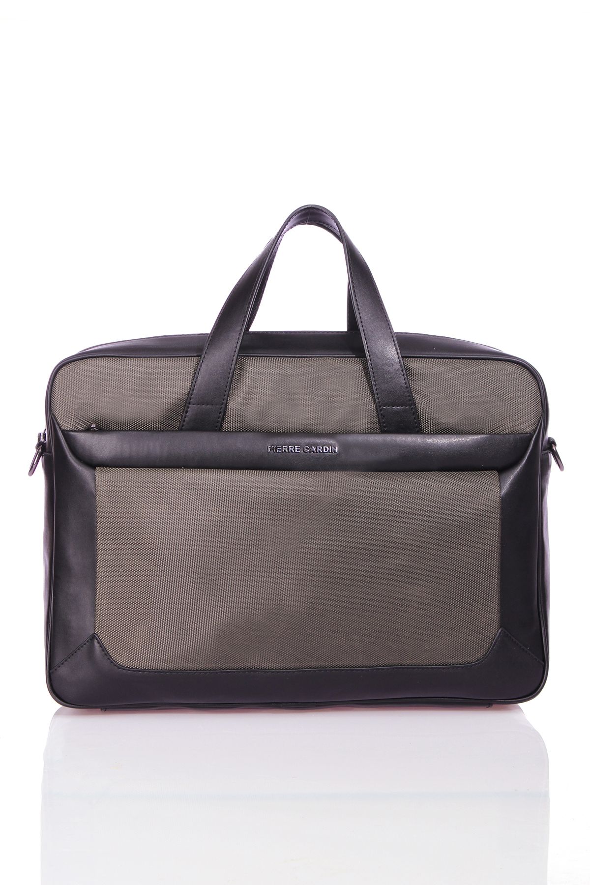 Pierre cardin shop leather laptop bag