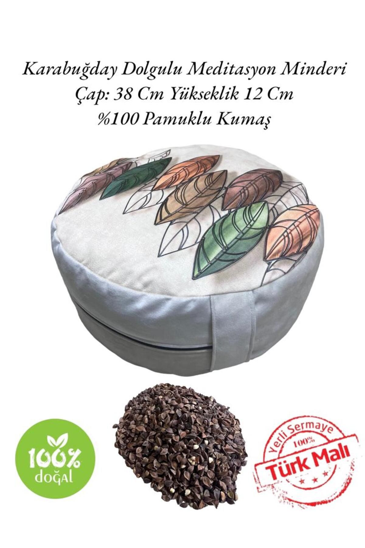 مت یوگا چند رنگ کوسن مدیتیشن Zafu Buckheat Fill 100 ٪ پنبه REMEGE