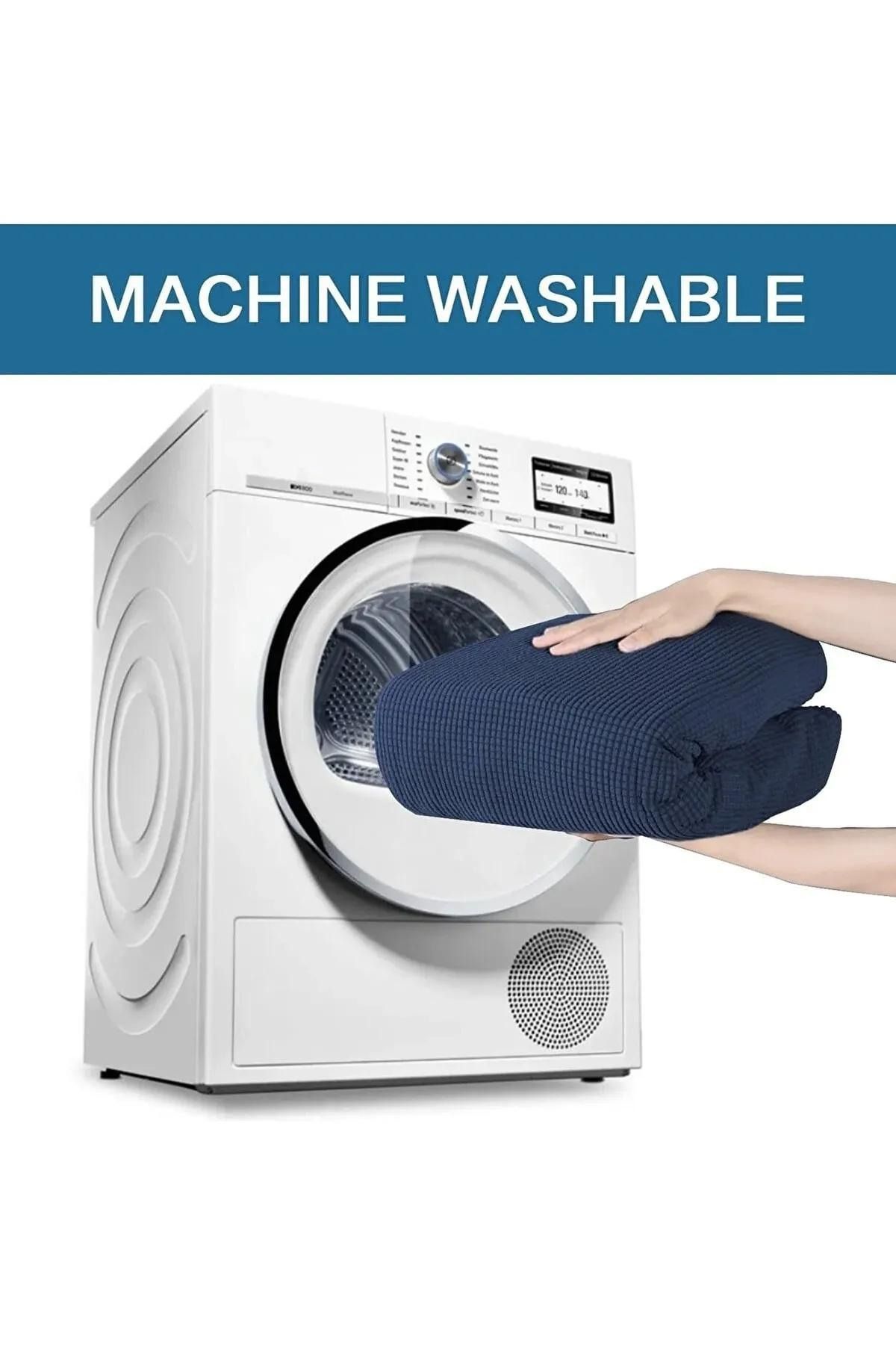 روکش مبل آبی دامن یکپارچه رایگان ، لاستیک انعطاف پذیر صندلی قابل شستشو مبل. HEYTGAH