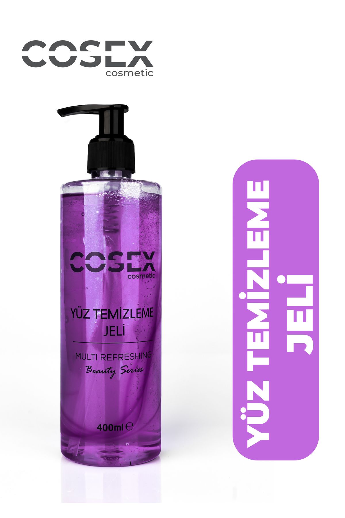 COSEX-Special Facial Cleansing Gel for Make-up, Oily and Combination All Skin 400 ml 1