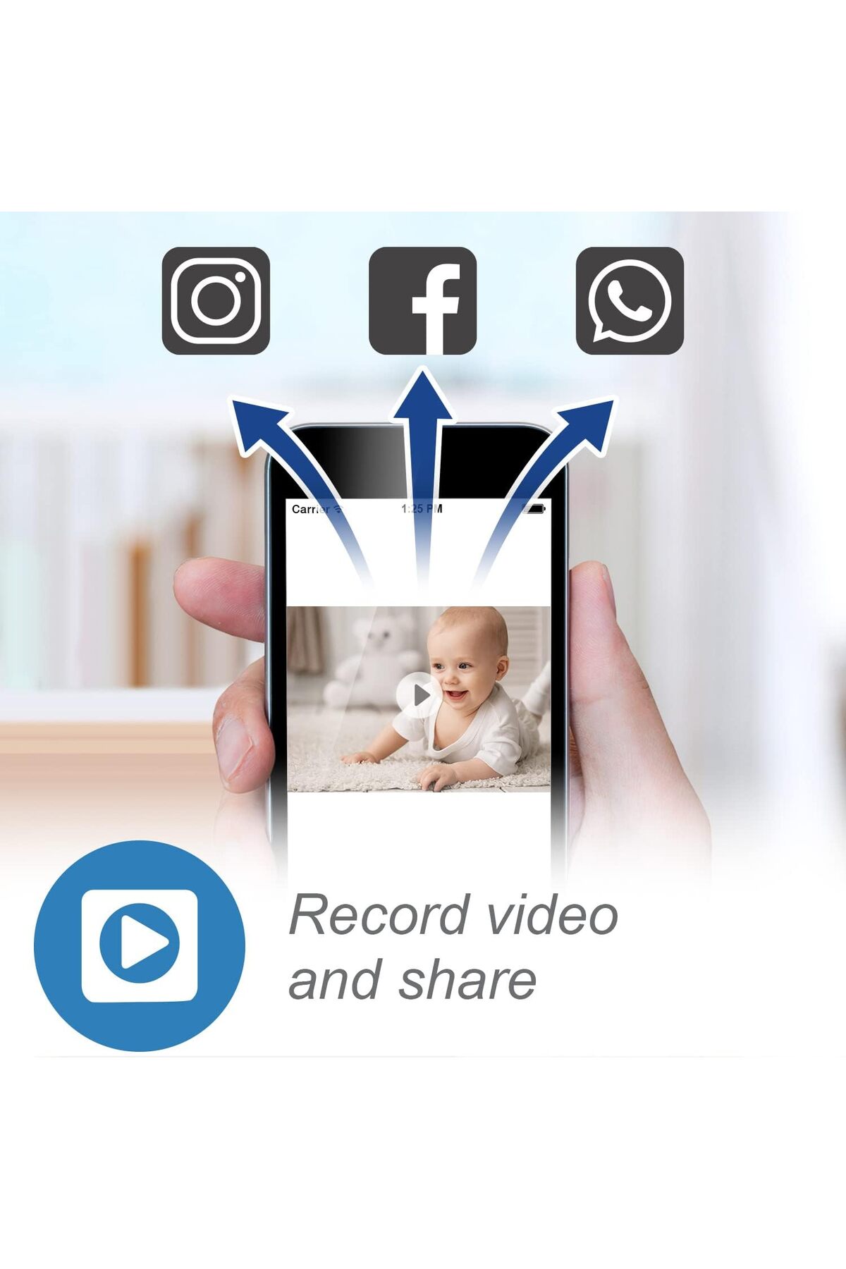 VTech Baby VTech RM7764HD 1080p WiFi Uzaktan Erişim Bebek Monitörü - 7 Inc fotoğrafı 4 (önizleme)