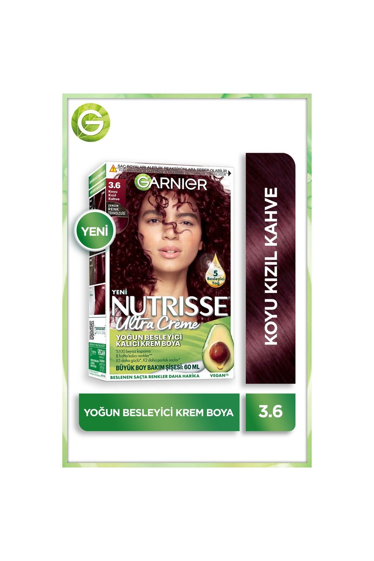 رنگ مو مردانه و زنانه NUTRISSE RESERVISHING CREAM DYE Garnier
