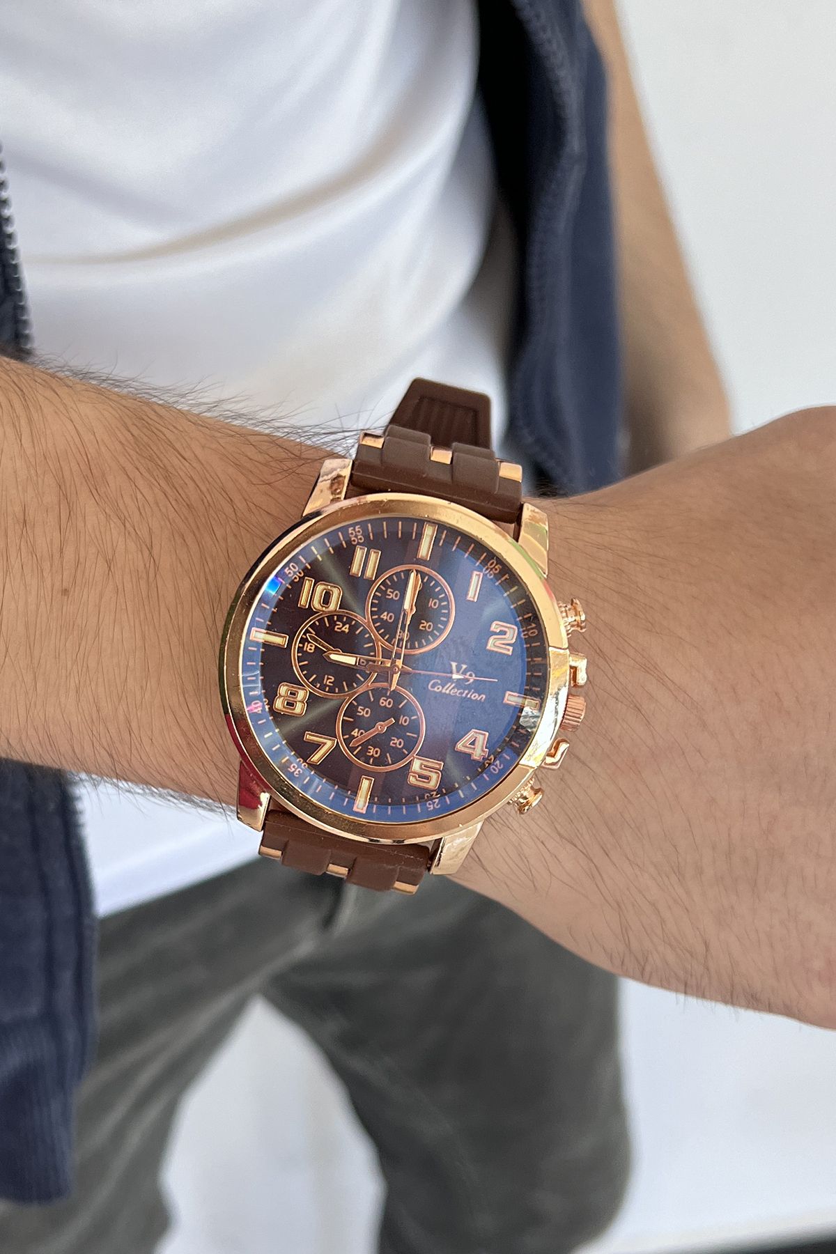miso aksesuar tak Watch Brown Brown