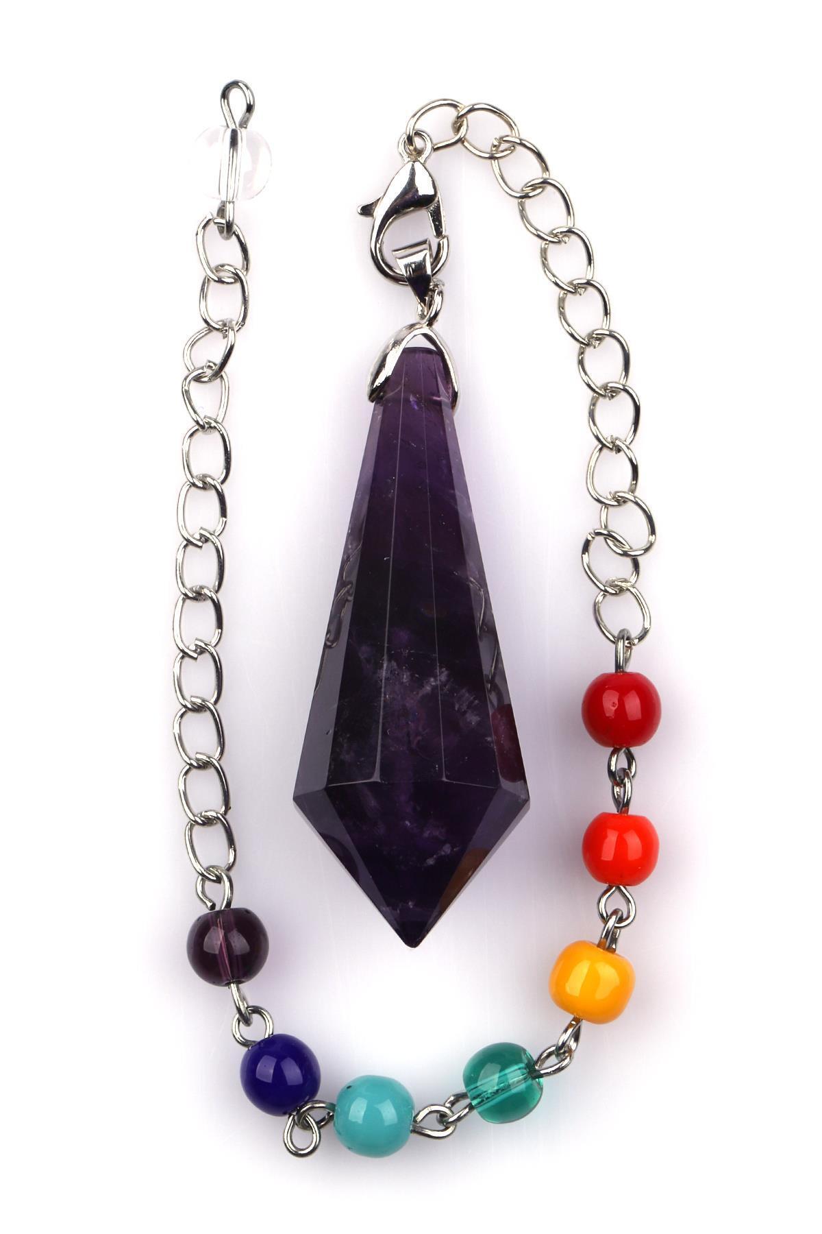 Alibaba Doğaltaş Ametist Doğal Taş Pandül