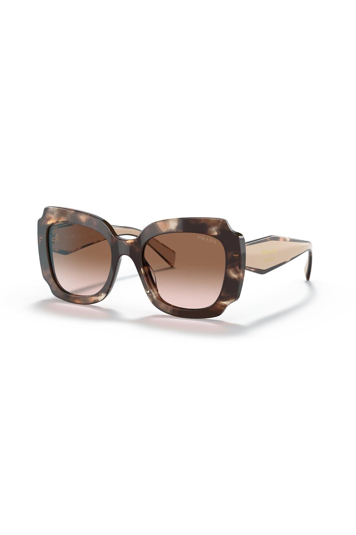 PRADA - PR 14ZS irregular-frame tortoiseshell acetate sunglasses |  Selfridges.com