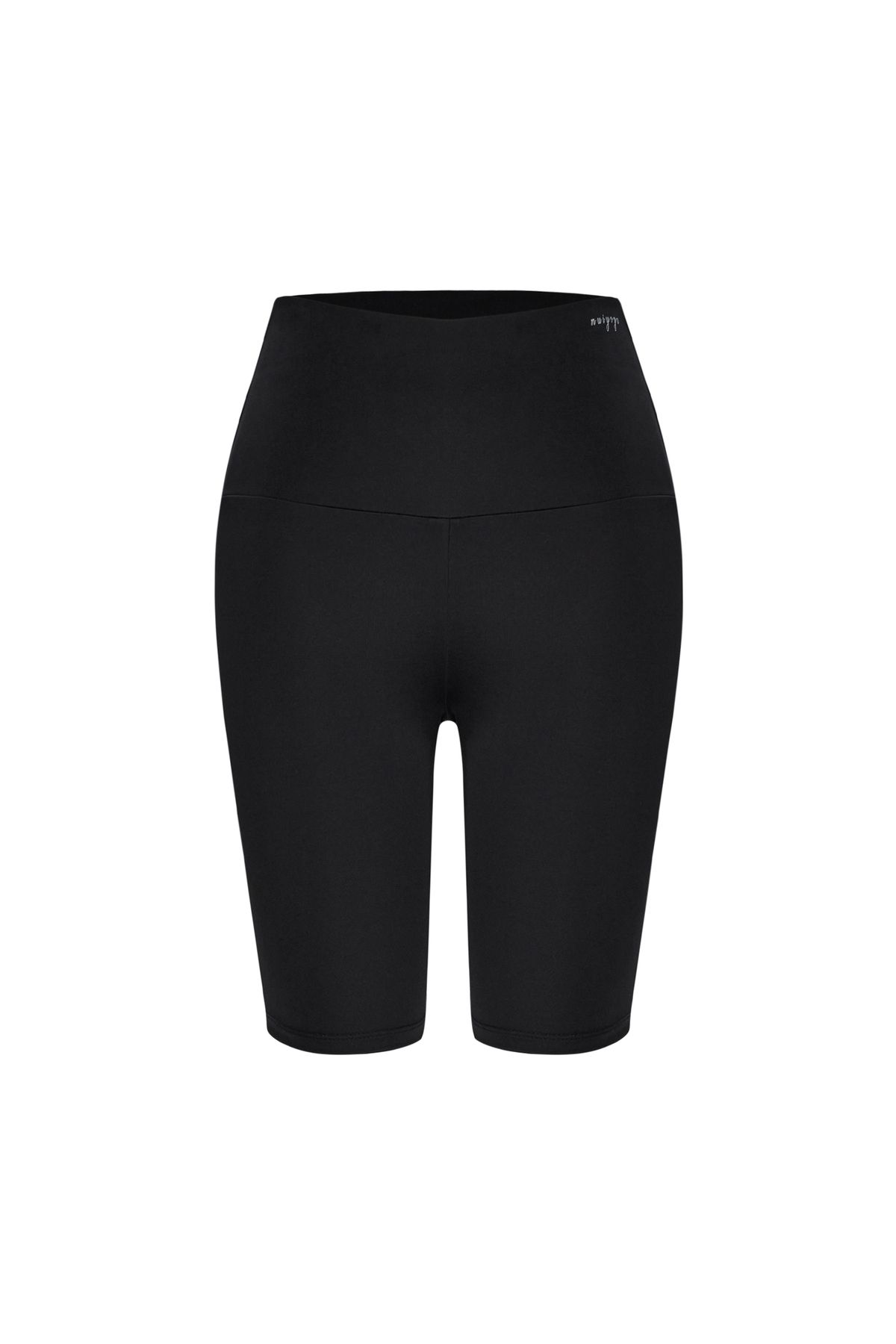 Nui Yoga-Black High Waist Recovery Mini Leggings - Women's Size: M 1