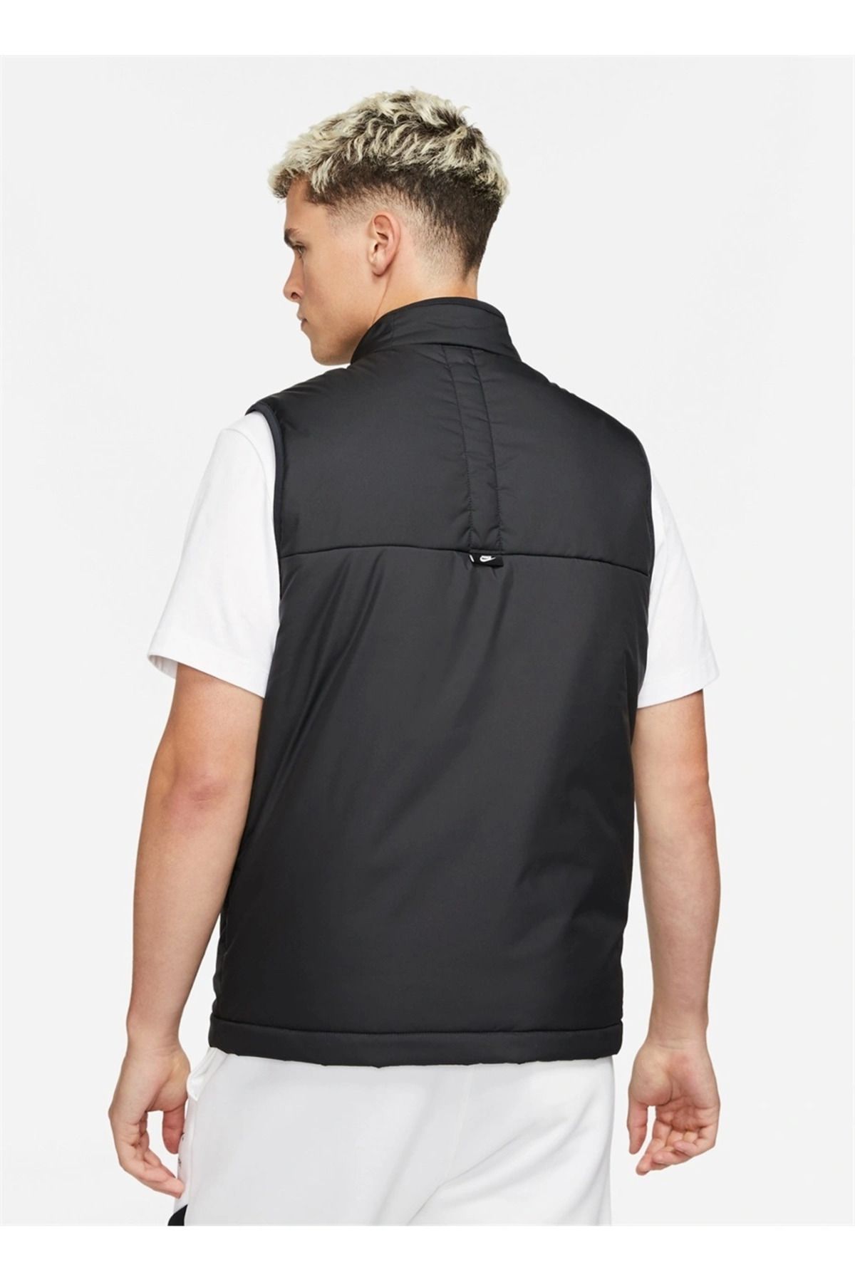 Black and white nike vest hot sale