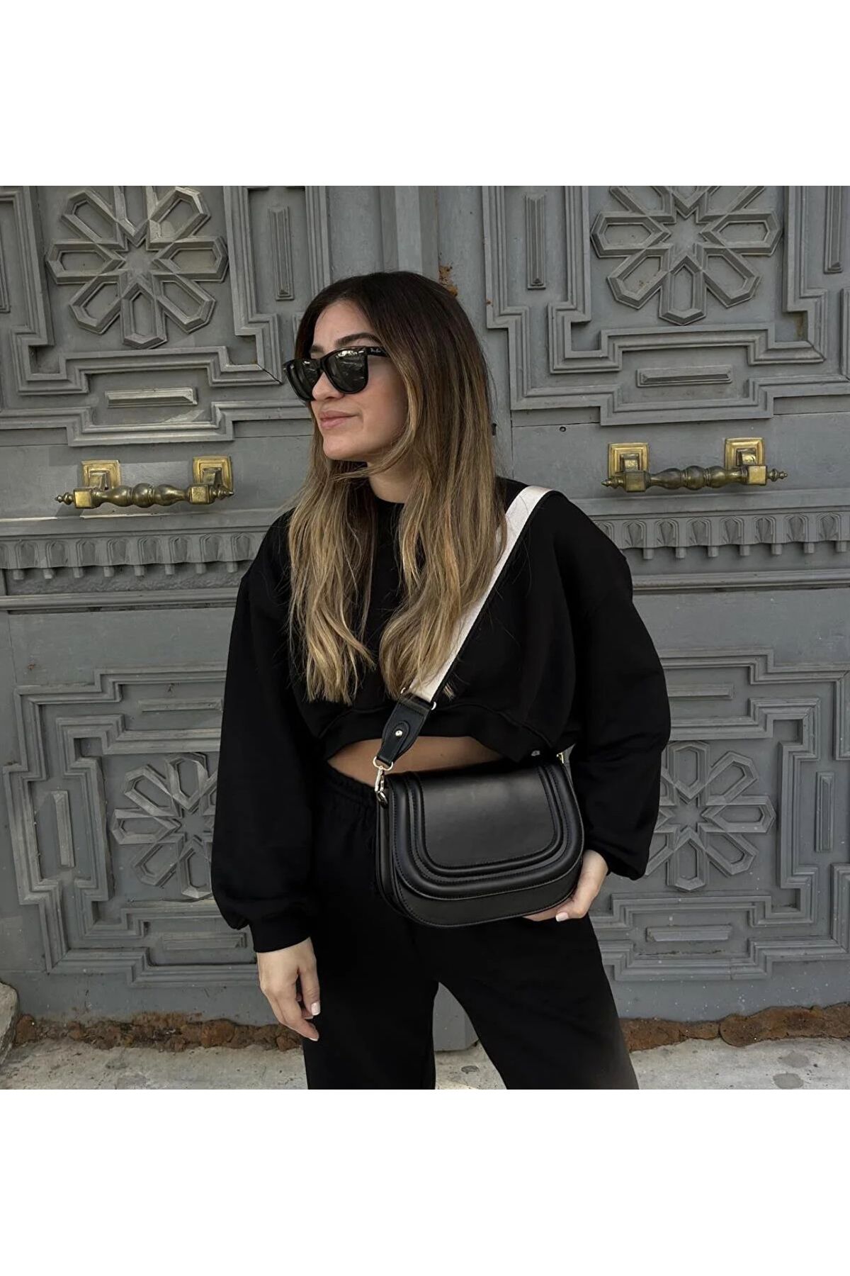 Multi compartment crossbody bag store