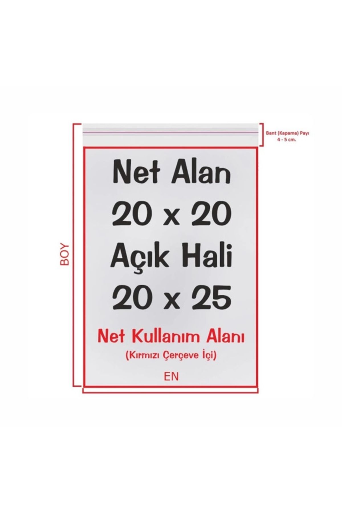 200 ADET Şeffaf Bantlı (20x25 Cm) Parlak Jelatin Poşet (200 Adet) - Şeffaf Hediye Poşeti