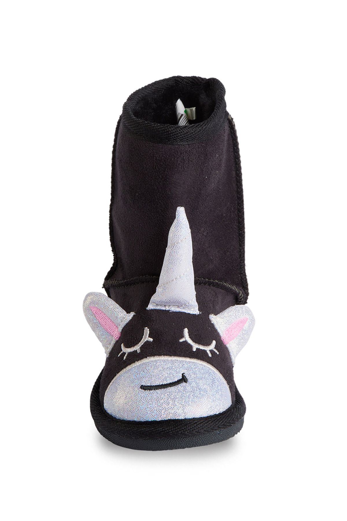 Black clearance unicorn slippers