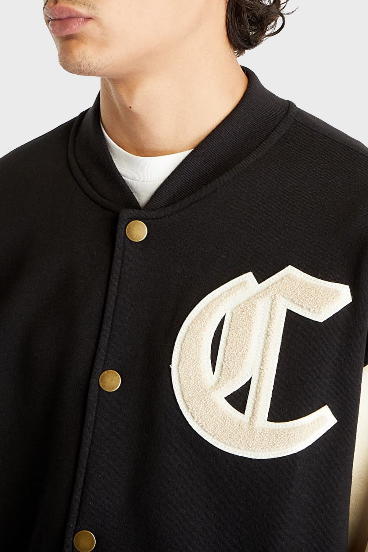 Champion bomber sales jacket gold