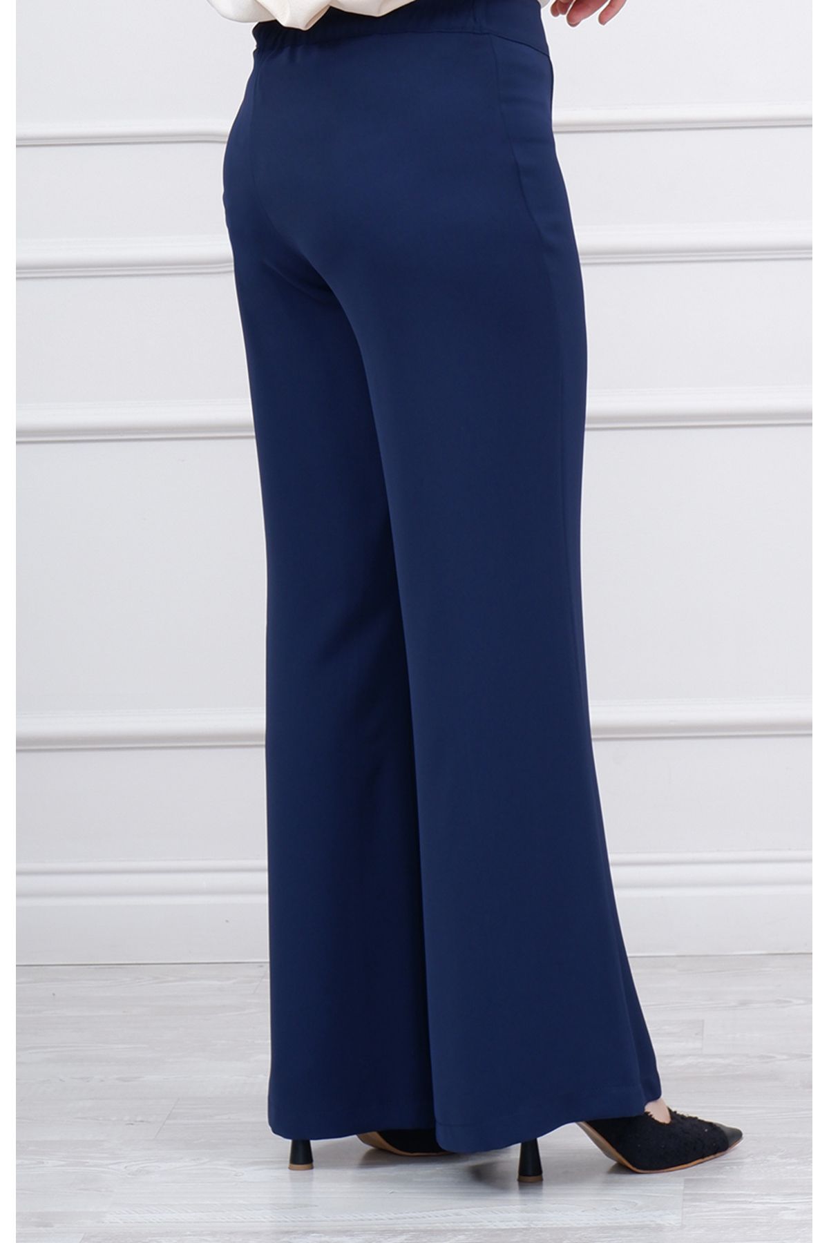 red show-Pantaloni bleumarin 20590 3