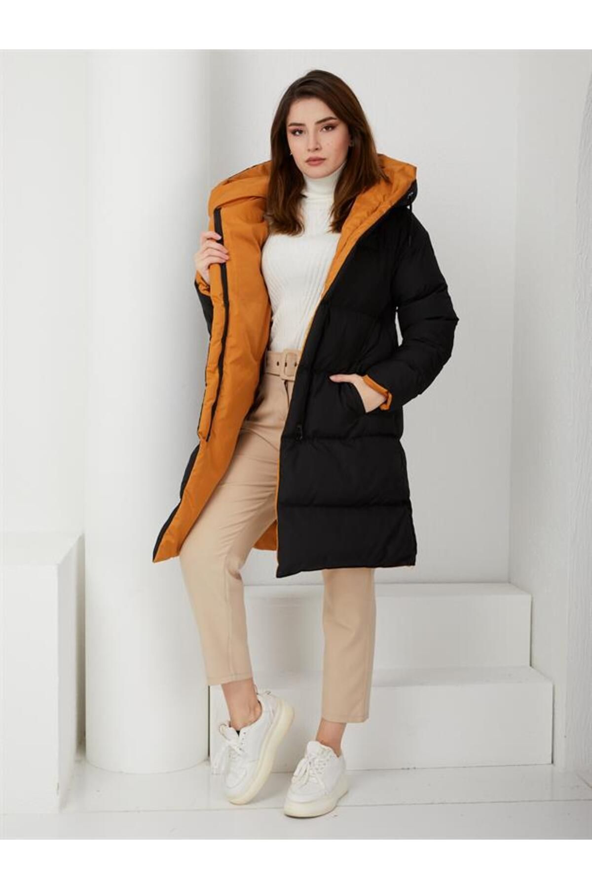 Dark mustard deals coat