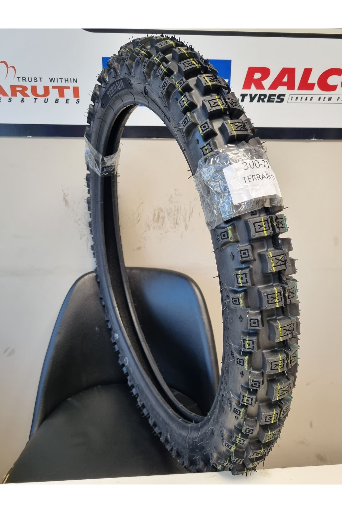 TDT TYRES 300-21 TT (TUBETYPE - İÇ LASTİKLİ TİP) MOTOSİKLET LASTİĞİ TERRAİN5