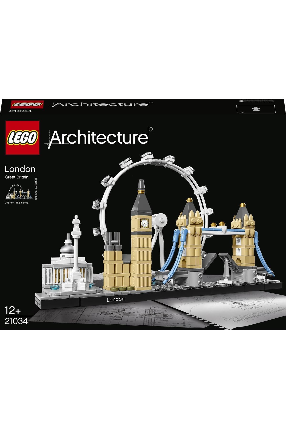 LEGO ® Architecture London 21034 - Construction Set for Adults Interested  in Travel and Architecture (468 Pieces) - Trendyol