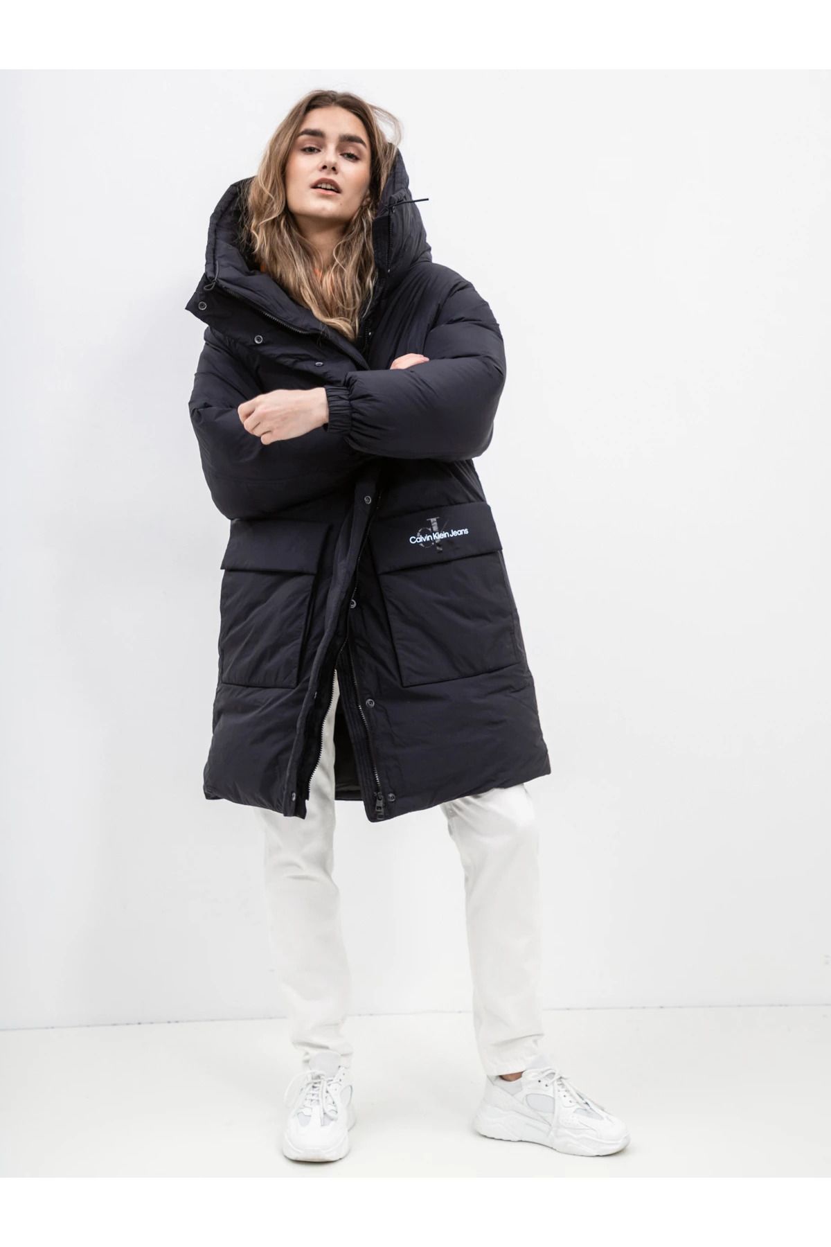 Calvin Klein Recycle Nylon Puffer Kad n Parka J20J219848 BEH