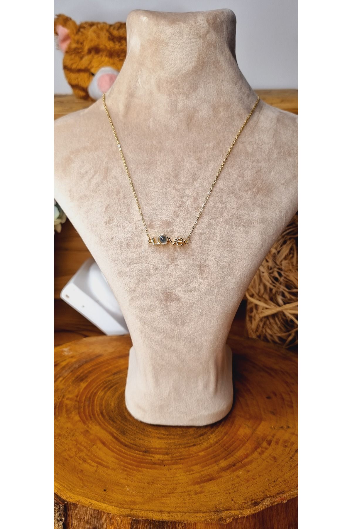 Defne Aksesuar I LOVE YOU IN 100 LANGUAGES WRITTEN NECKLACE Trendyol