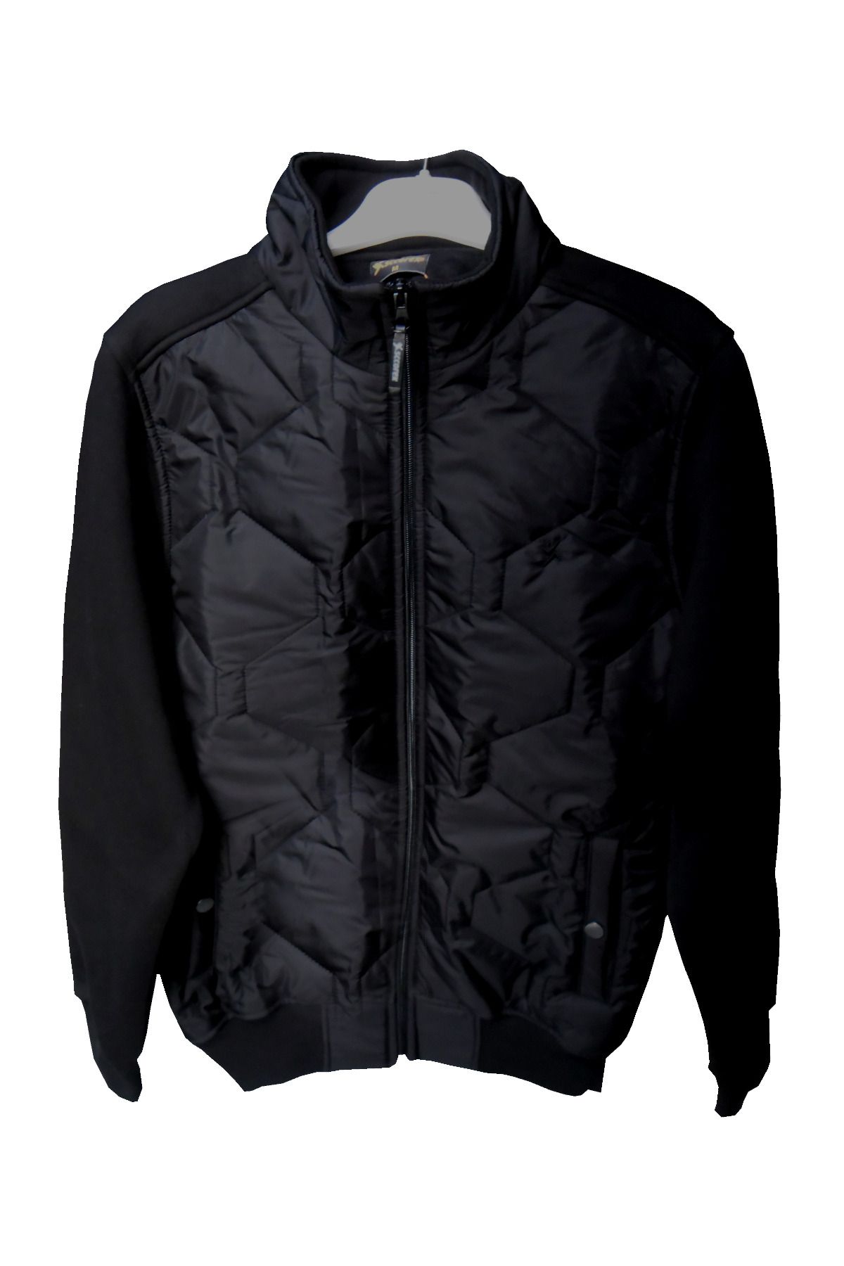Wooppo-- Lightweight Puffer Zippered Coat/Jacket Black 1