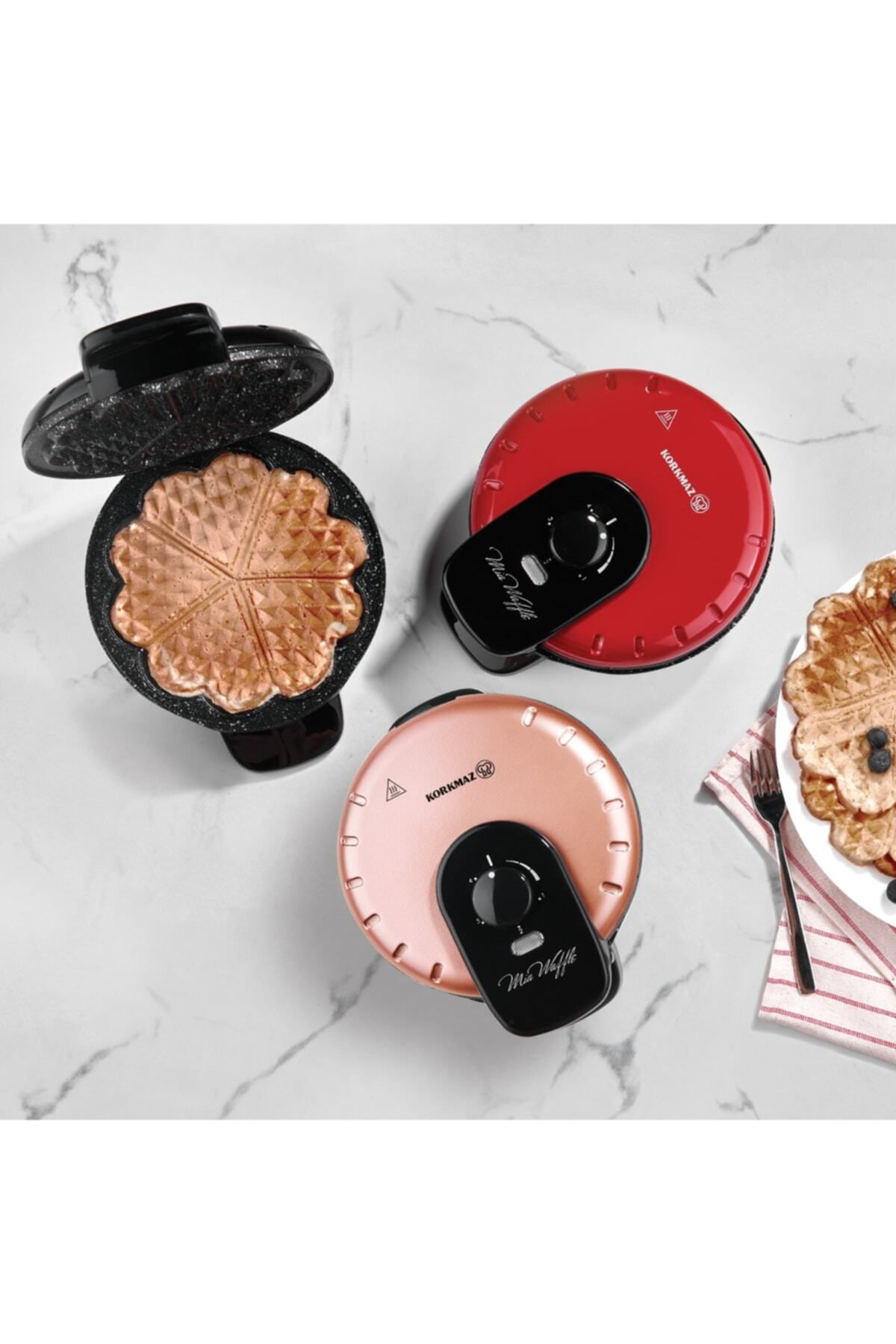 KORKMAZ Mia Granit Waffle Makinesi