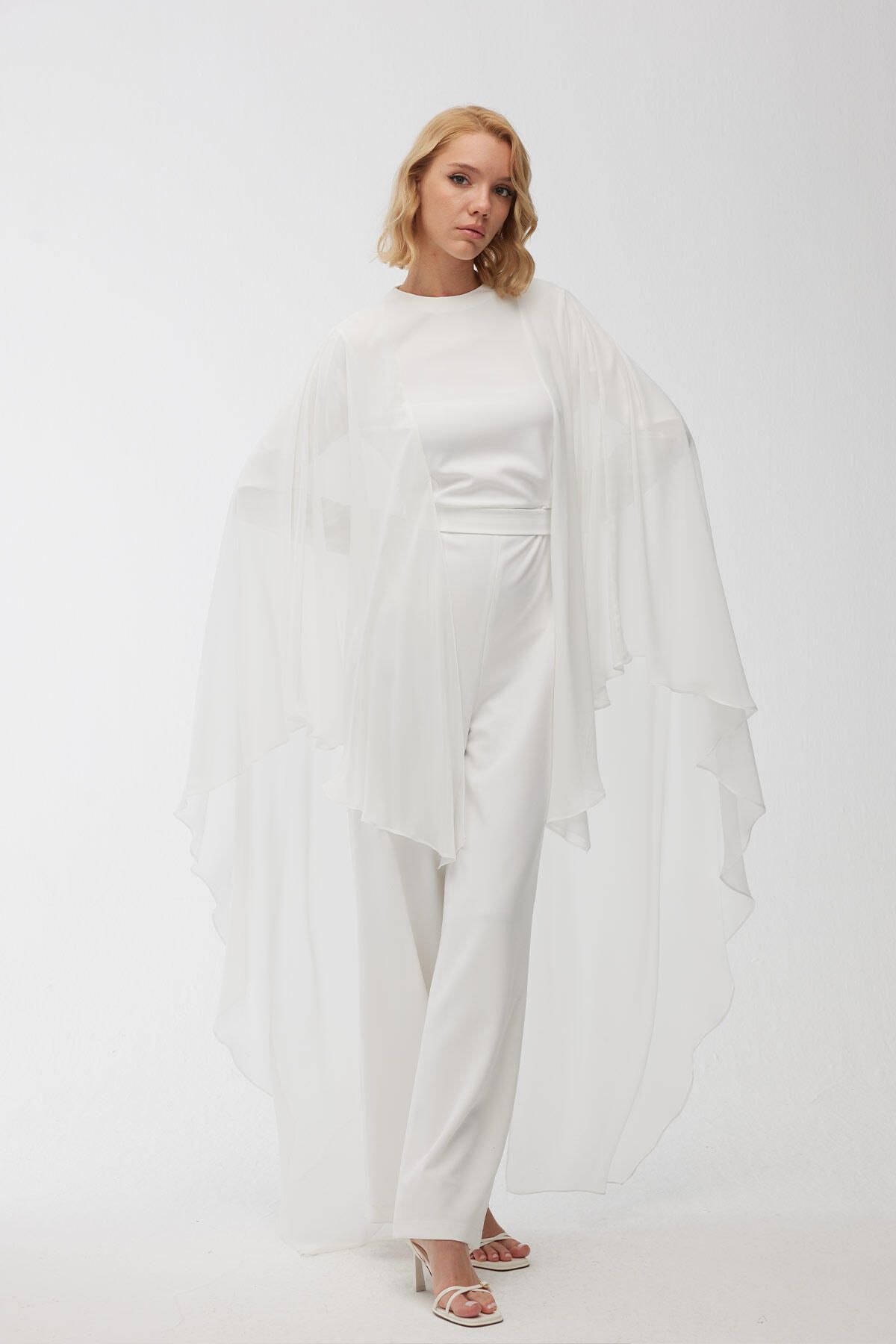Jumpsuit discount cape dress