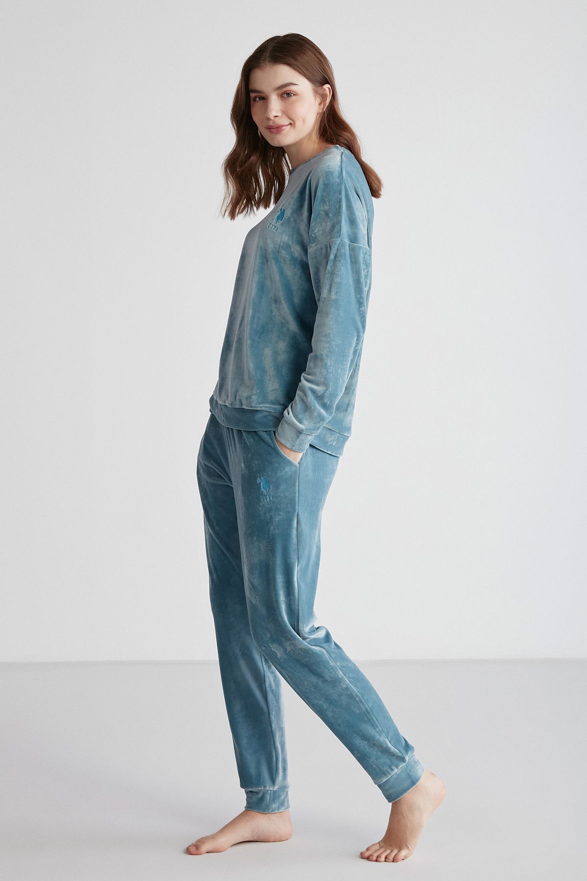 Polo velour online pajamas