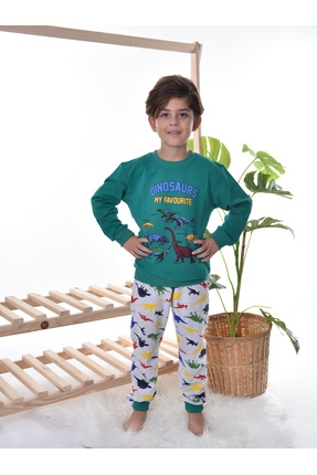 TUGSE My Dınosaurs Çocuk Pijama Takım