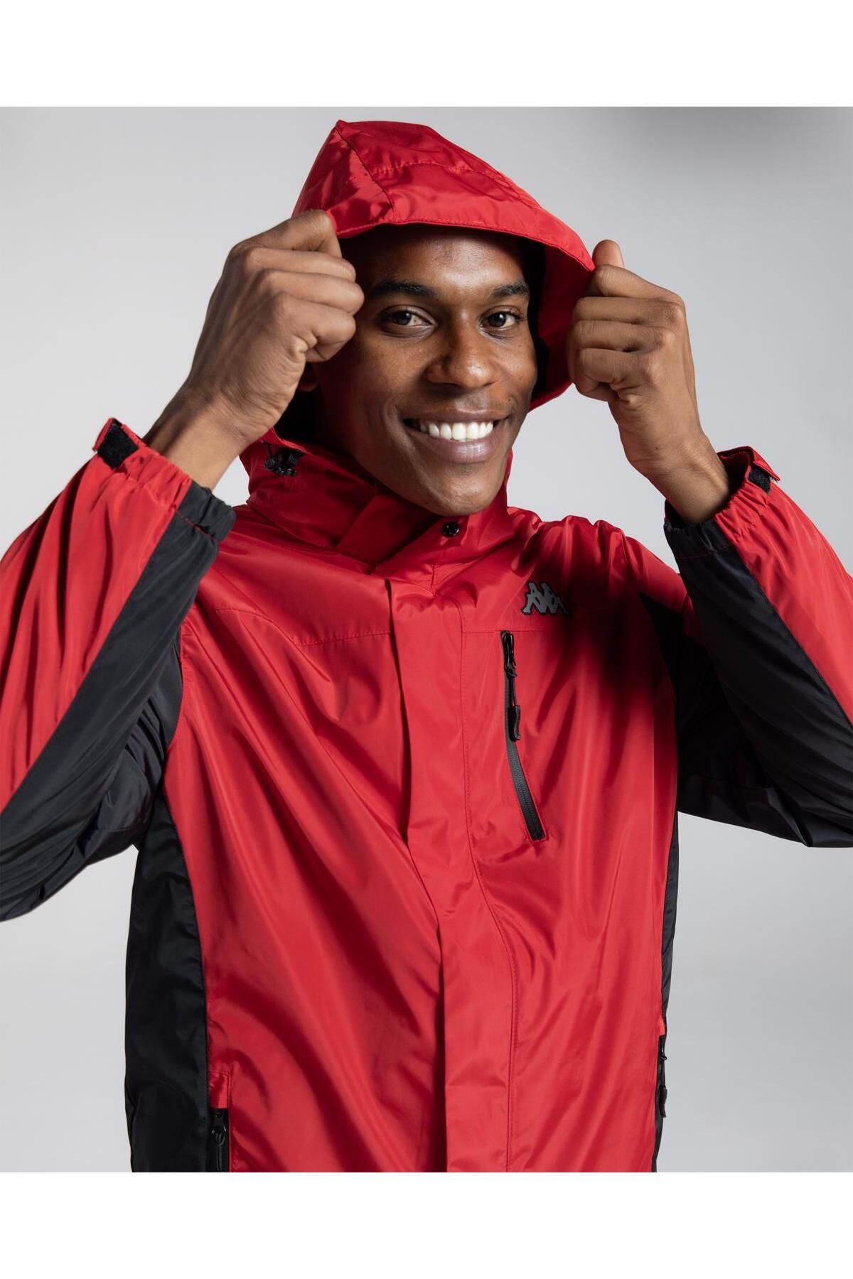 Red white and blue kappa jacket sale