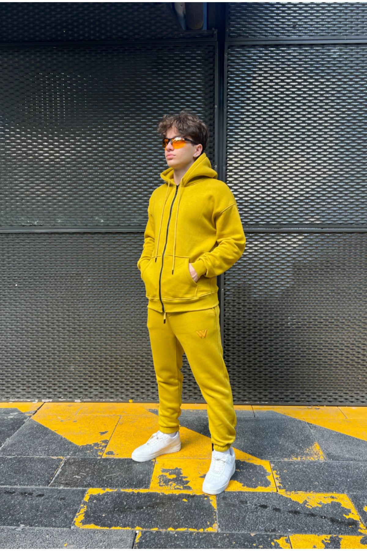 Green and 2025 yellow tracksuit