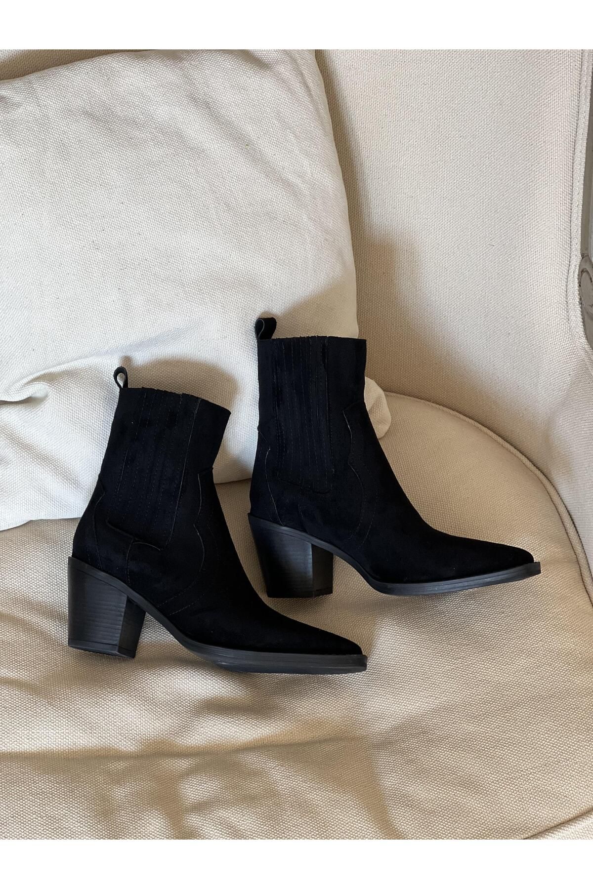 SHOEMARK Kali Black Suede Women s Boots for Women price in Dubai UAE Compare Prices