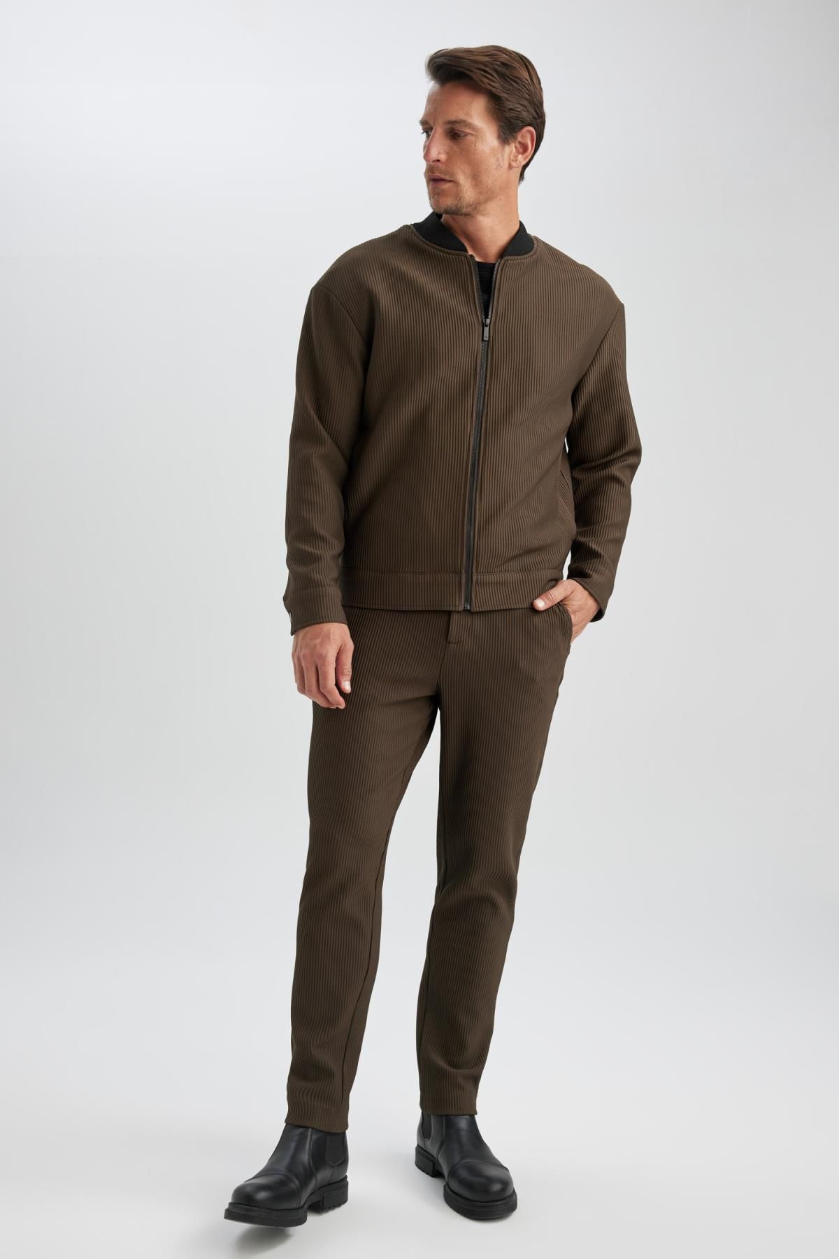 DeFacto-Pantaloni elastici Jogger All-Way 5
