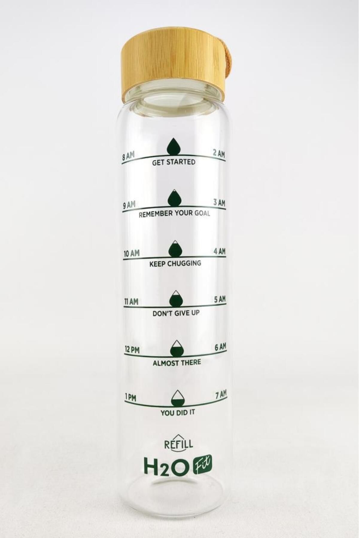 Digithome-H2o Fit Glass Flask with Bamboo Lid 1000 ml - H2o75992 C1-1-18 3