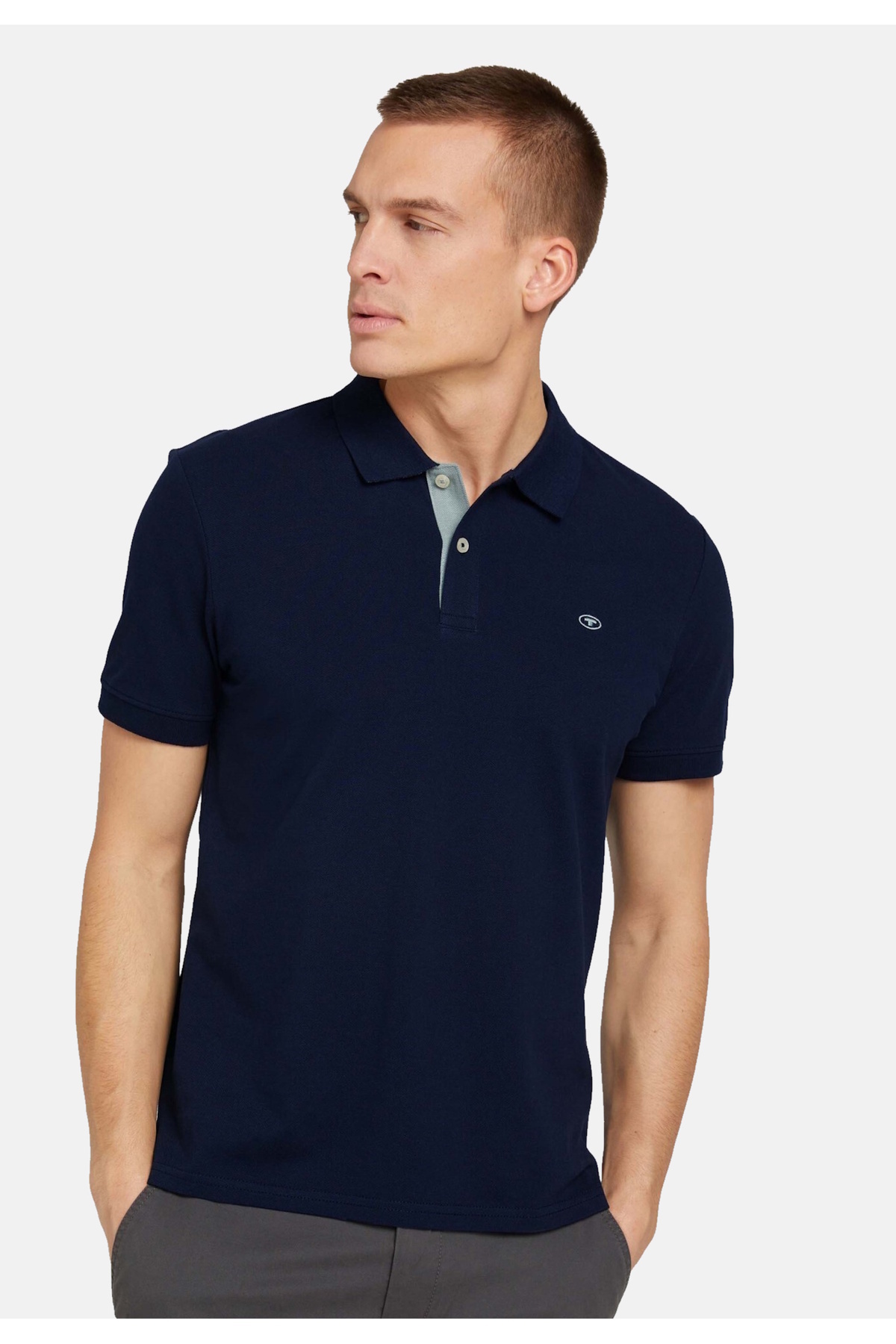 Tom Tailor-Poloshirt Basic Poloshirt mit kleiner Logo-Stickerei 5