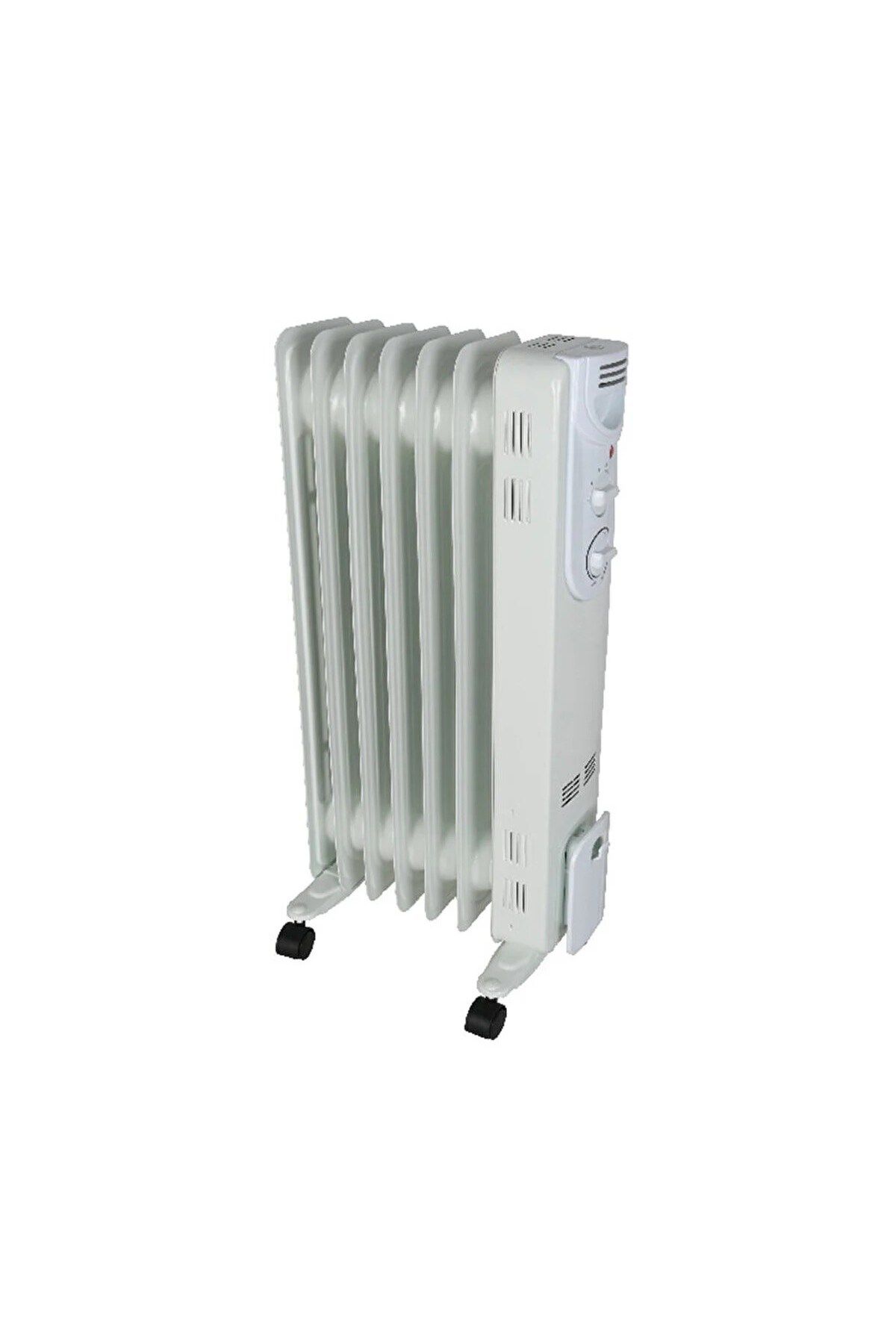 Express Reyon 7 Dilimli Yağlı Radyatör Kalorifer Isıtıcı Beyaz Elektrikli Soba 1500 W