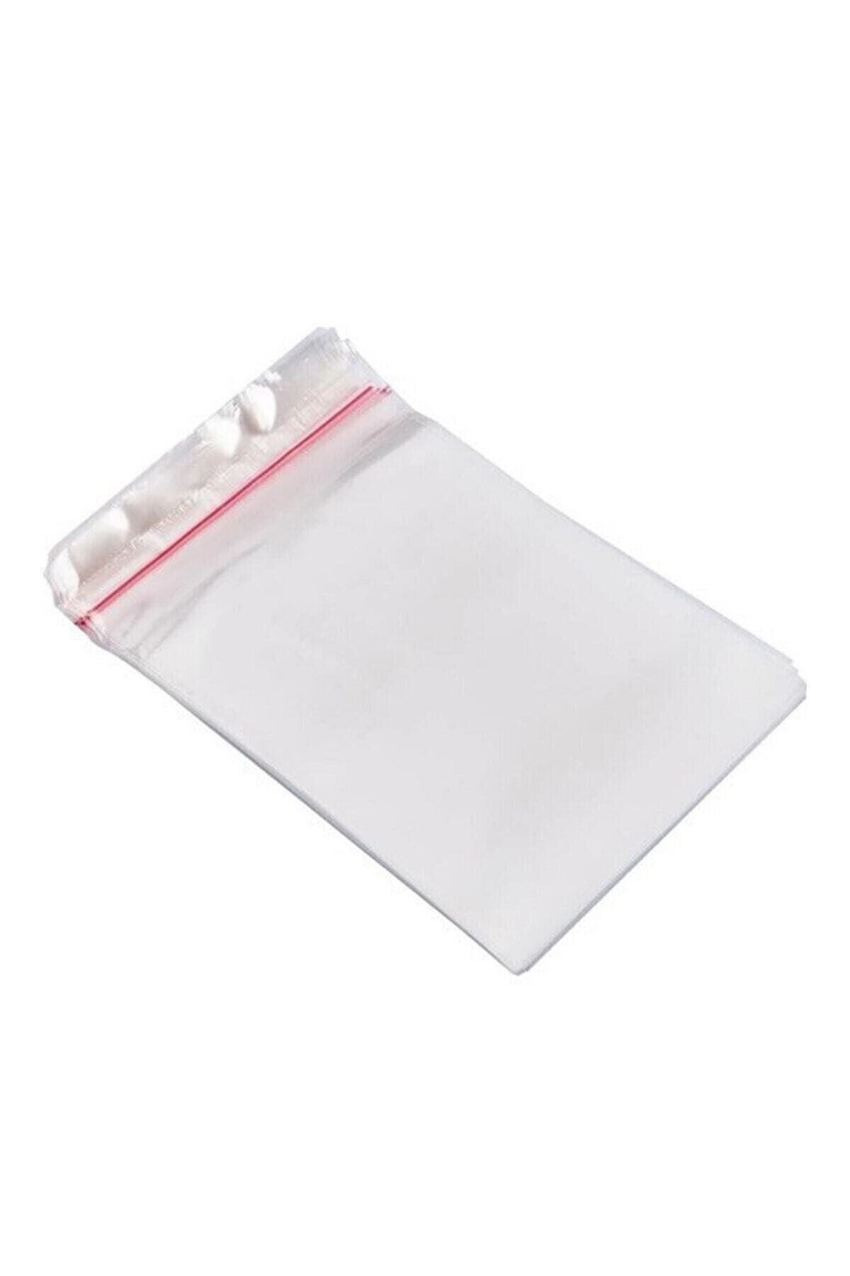 200 ADET Şeffaf Bantlı (20x25 Cm) Parlak Jelatin Poşet (200 Adet) - Şeffaf Hediye Poşeti