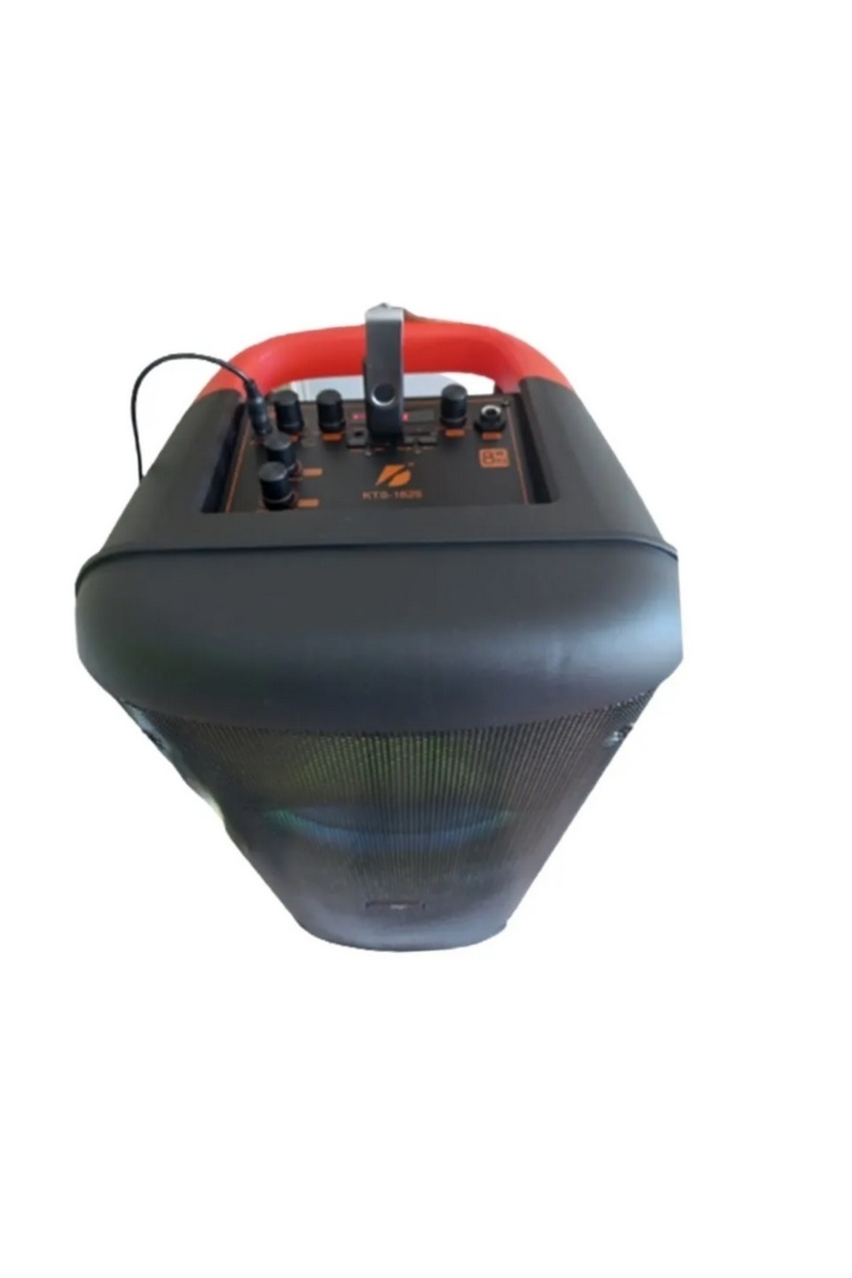 Büyük Boy Toplantı Hoparlörü Led Işıklı Mikrofonlu Dj Parti Speaker Şarjlı Bluetooth Hoparlör 6