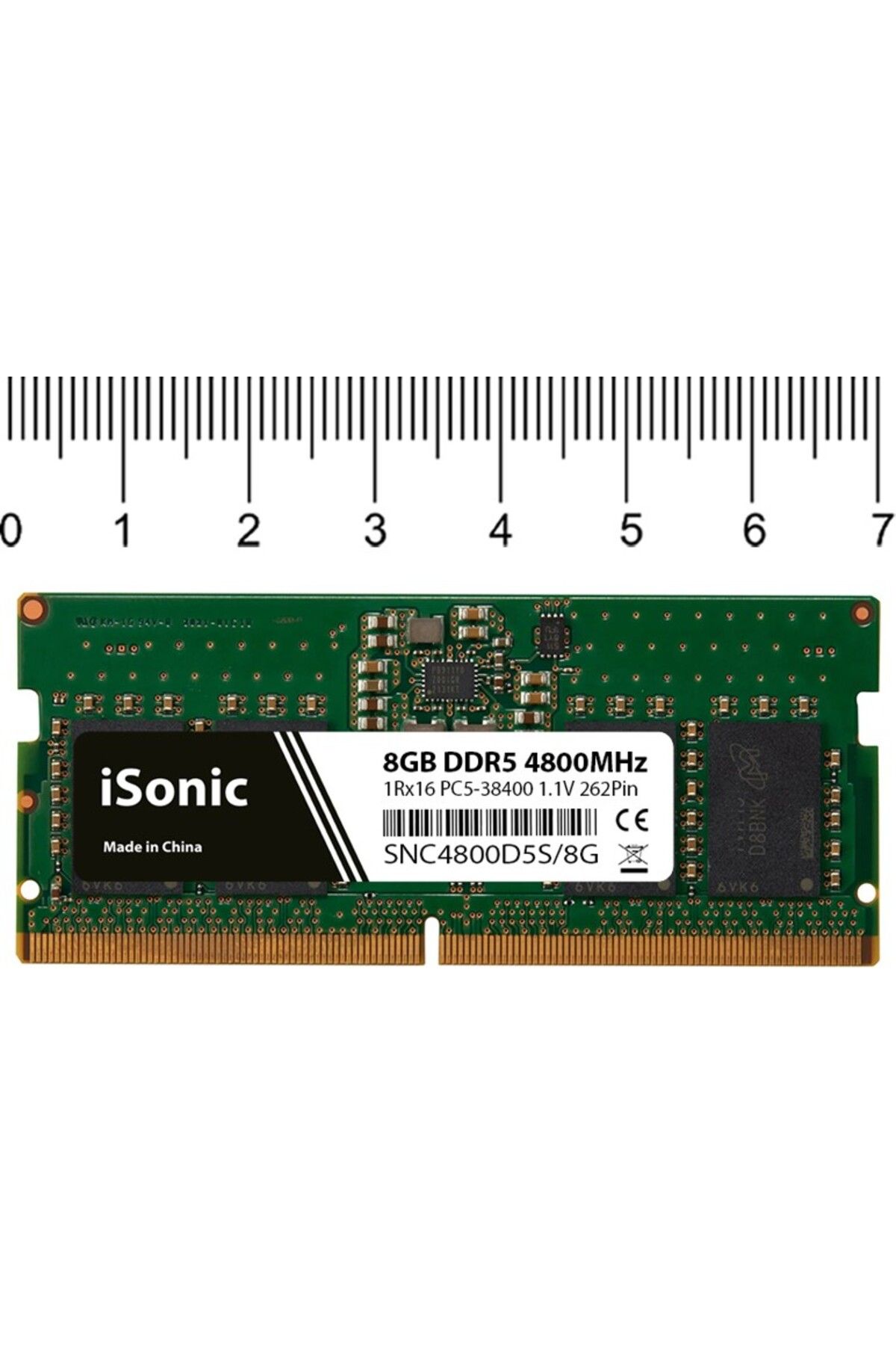 iSonic-8gb Ddr5 4800MHZ PC5-38400 CL40 Notebook Ram Memory SNC4800D5S/8G 3