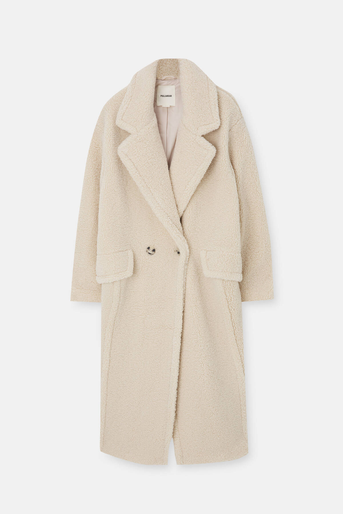 Pull & Bear Suni yünlü uzun kaban Fiyatı, Yorumları Trendyol