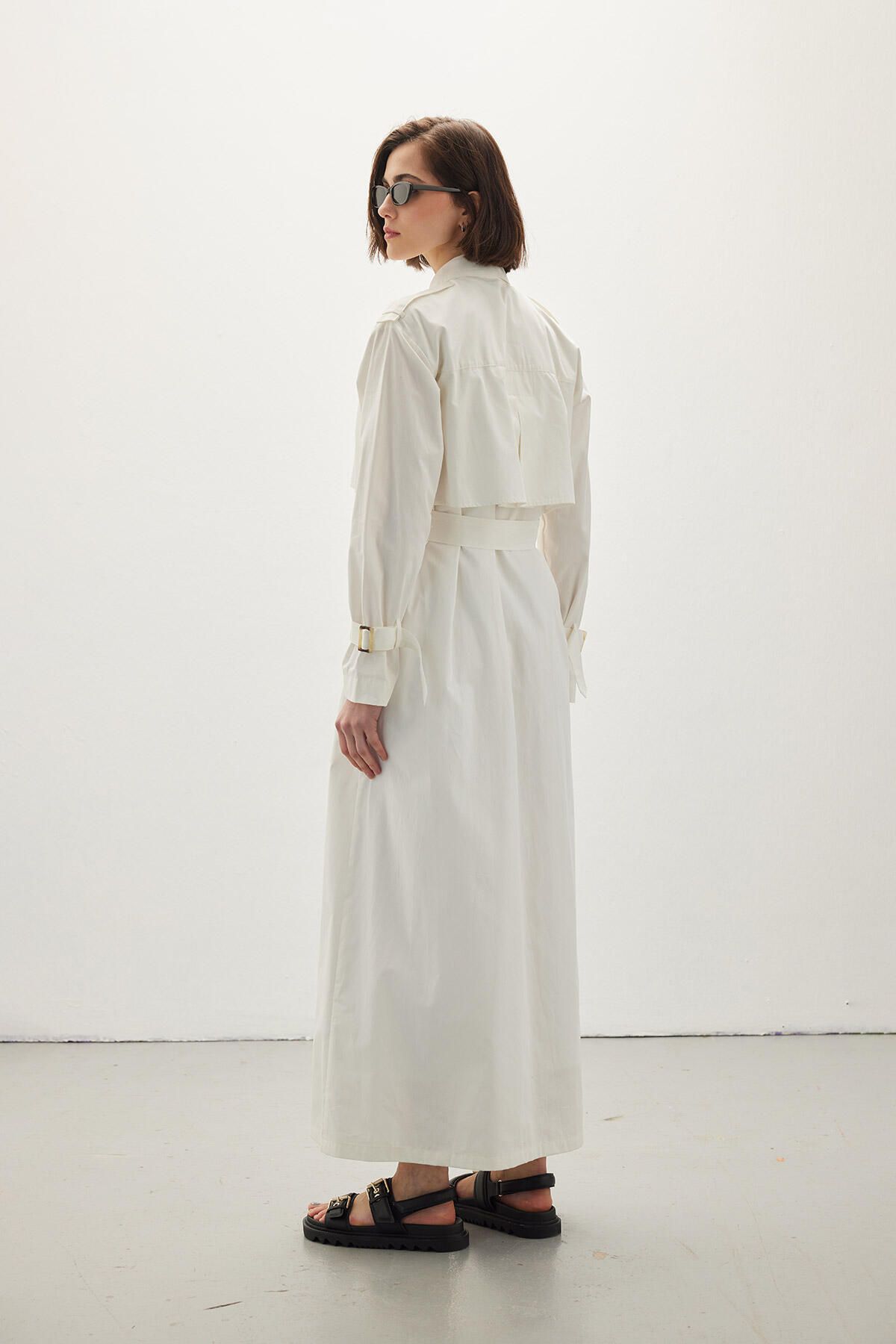 Manuka-Rochie Trench Ecru 8