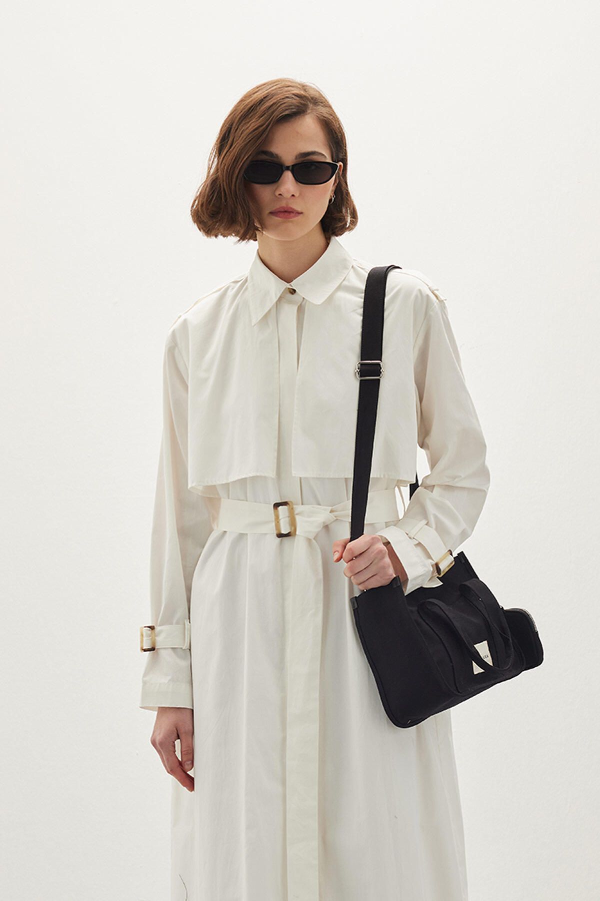 Manuka-Rochie Trench Ecru 2