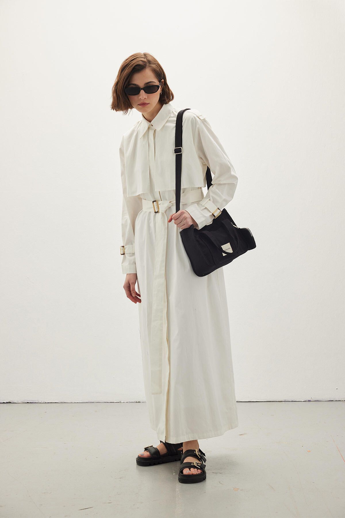 Manuka-Rochie Trench Ecru 6